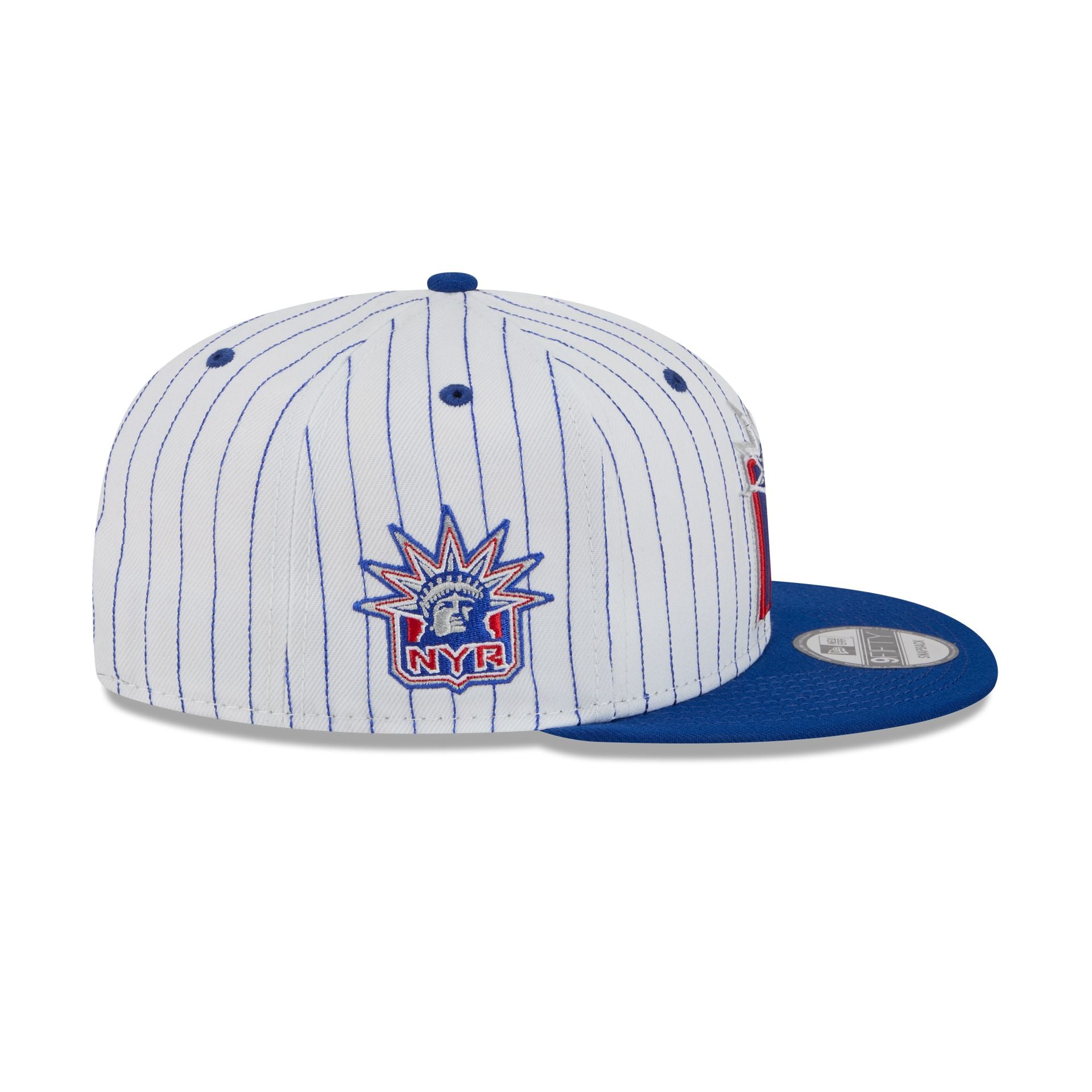 New York Rangers Deceptor Pinstripe 9FIFTY Snapback Hat - Image 4