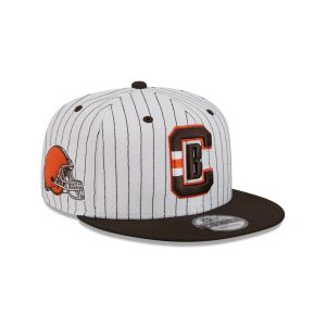 Cleveland Browns Deceptor Pinstripe 9FIFTY Snapback Hat