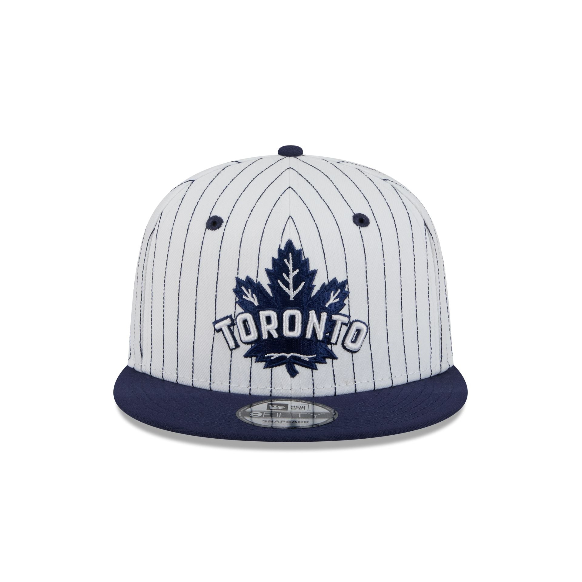 Toronto Maple Leafs Deceptor Pinstripe 9FIFTY Snapback Hat - Image 2