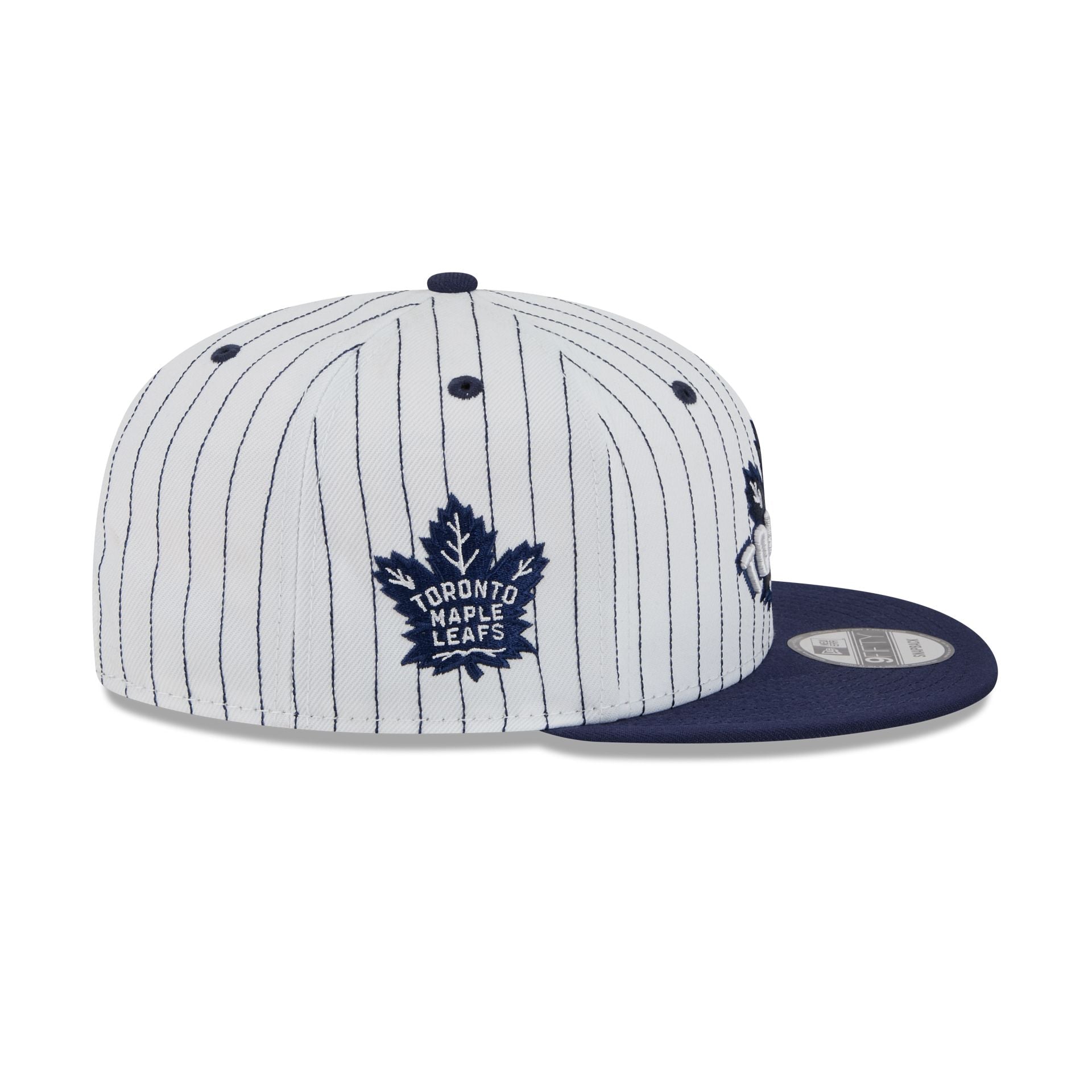 Toronto Maple Leafs Deceptor Pinstripe 9FIFTY Snapback Hat - Image 4