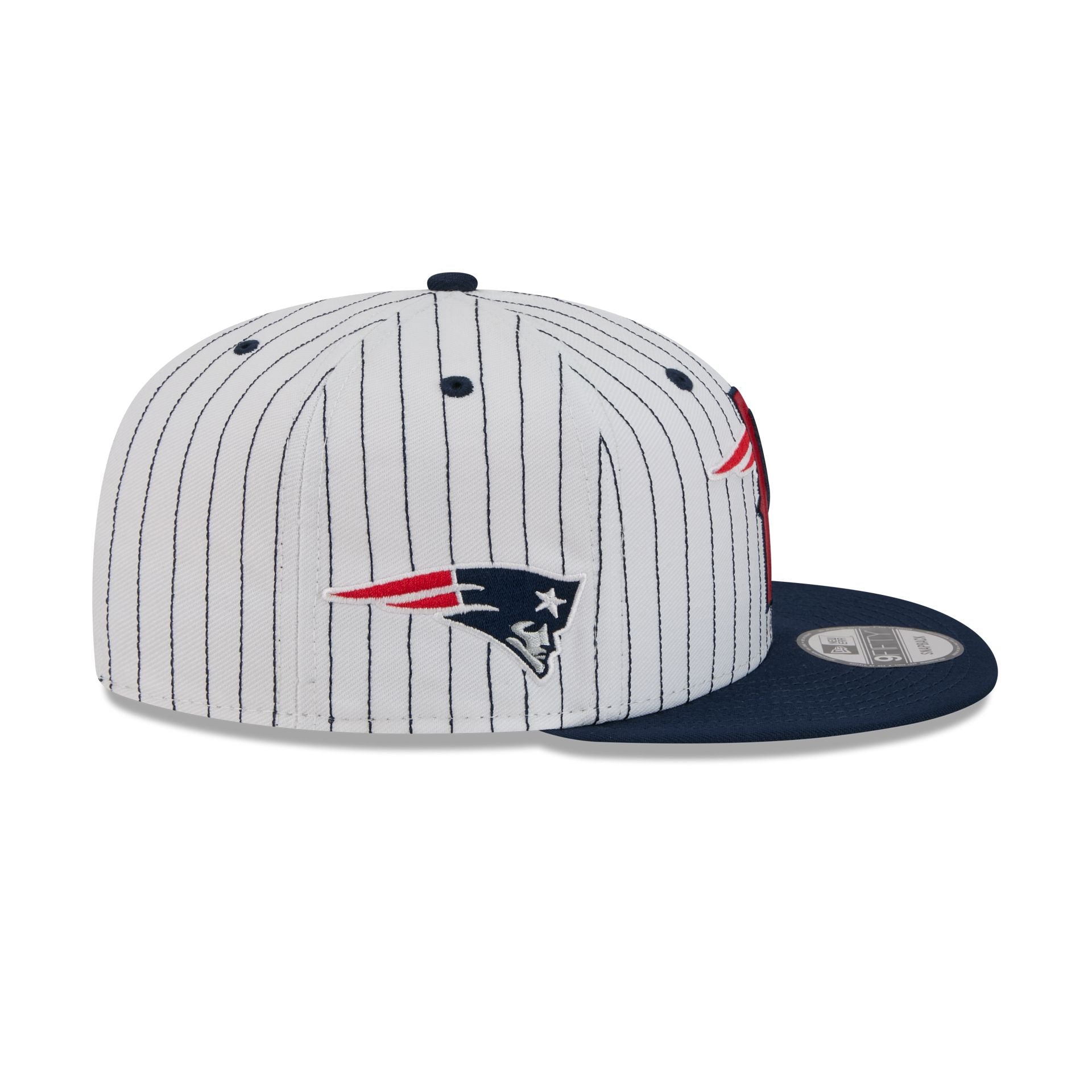 New England Patriots Deceptor Pinstripe 9FIFTY Snapback Hat - Image 4