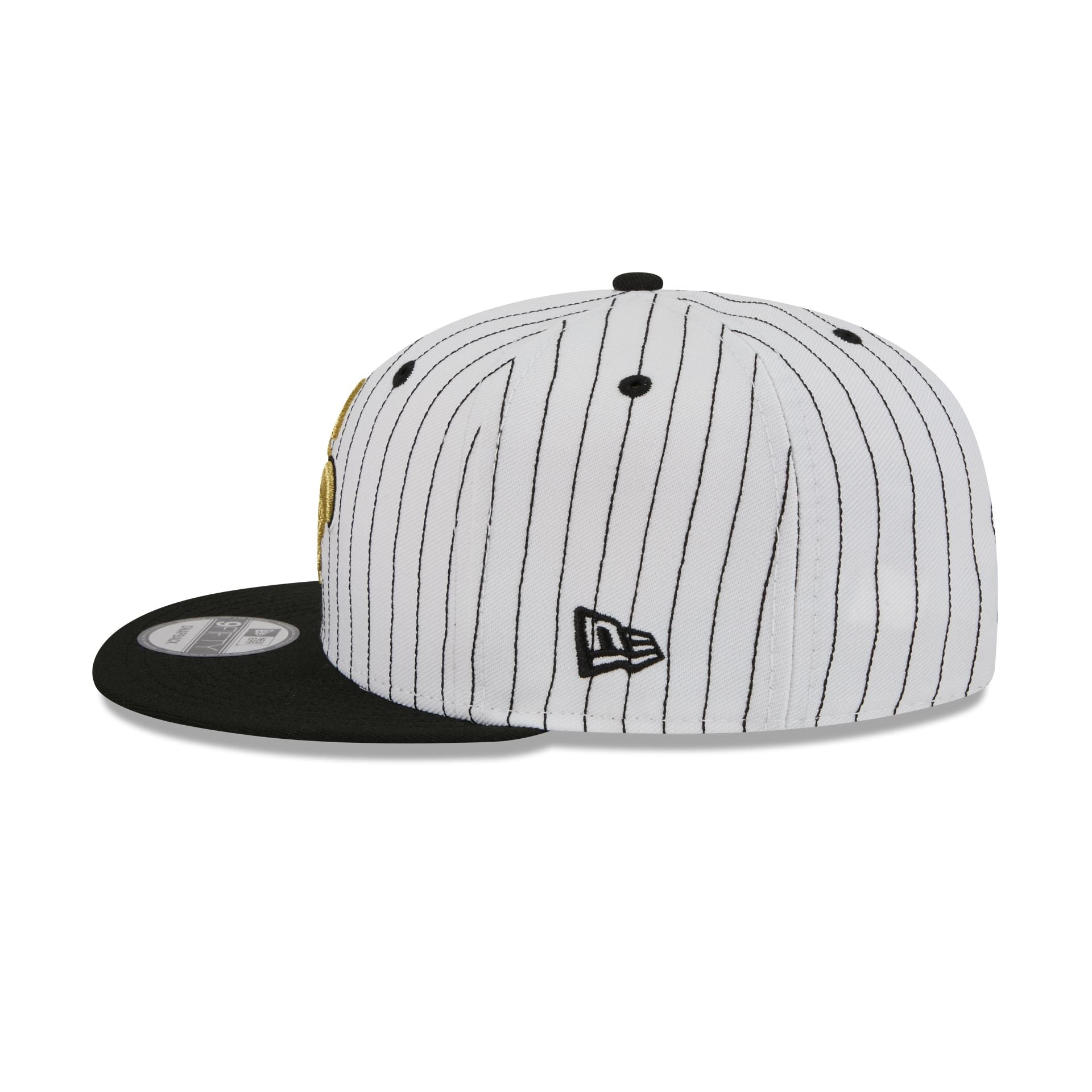 New Orleans Saints Deceptor Pinstripe 9FIFTY Snapback Hat - Image 5