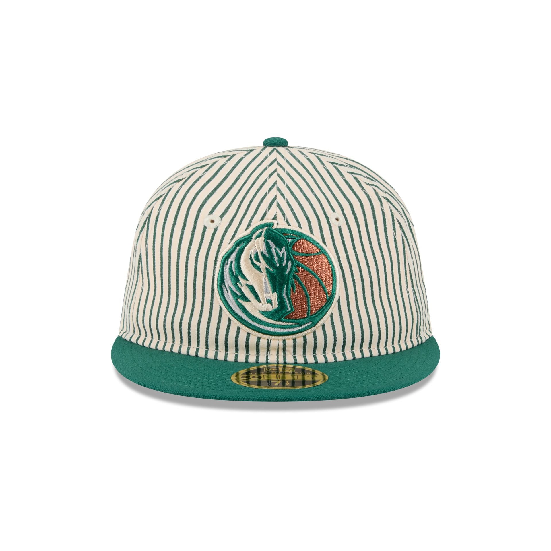 Just Caps Seersucker Dallas Mavericks Retro Crown 59FIFTY Fitted Hat - Image 2