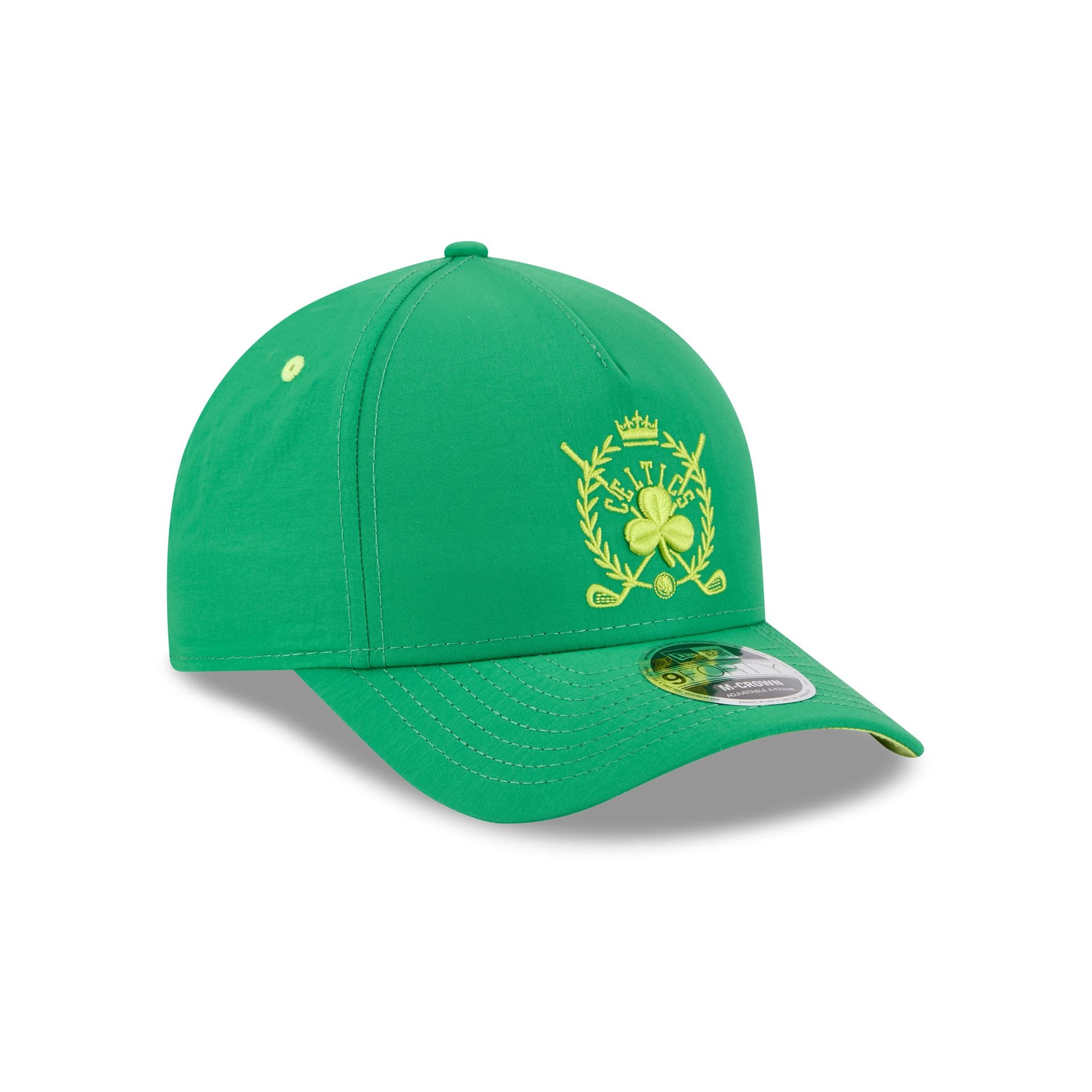 Boston Celtics Tee Time 9FORTY M-Crown A-Frame Snapback Hat - Image 3