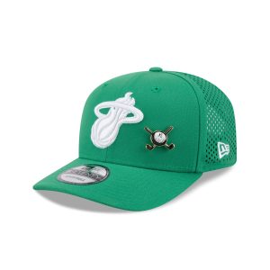 Miami Heat Tee Time 9SEVENTY Trucker Hat