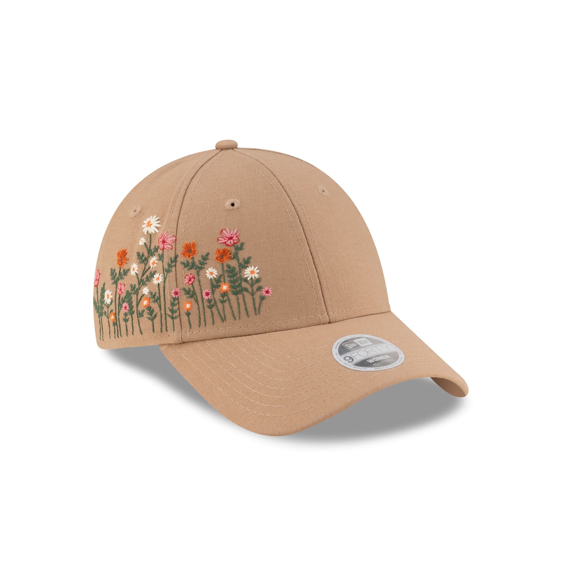 New Era Cap Women's Floral Brown 9FORTY Snapback Hat