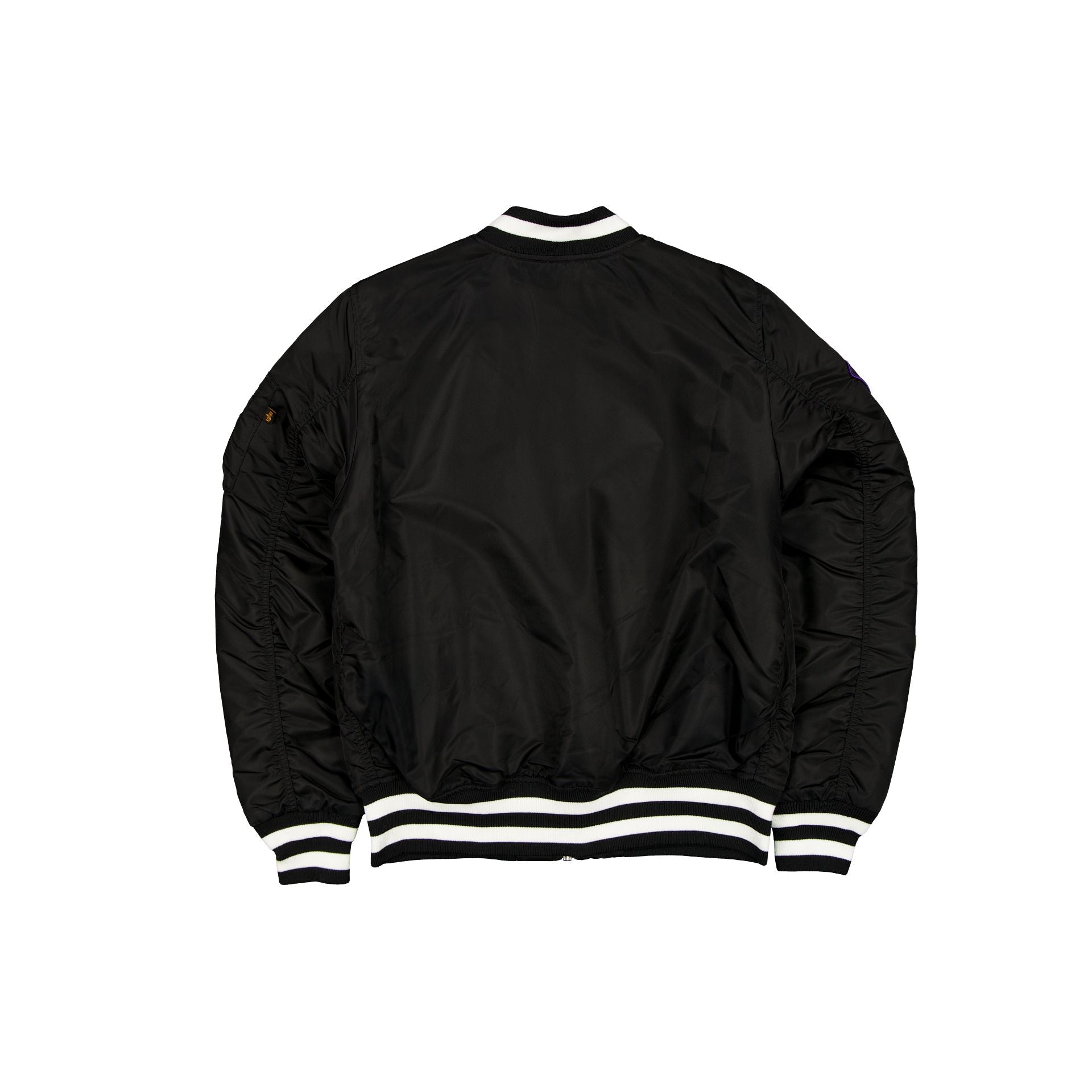 Alpha Industries x Los Angeles Dodgers Black MA-1 Bomber Jacket - Image 2