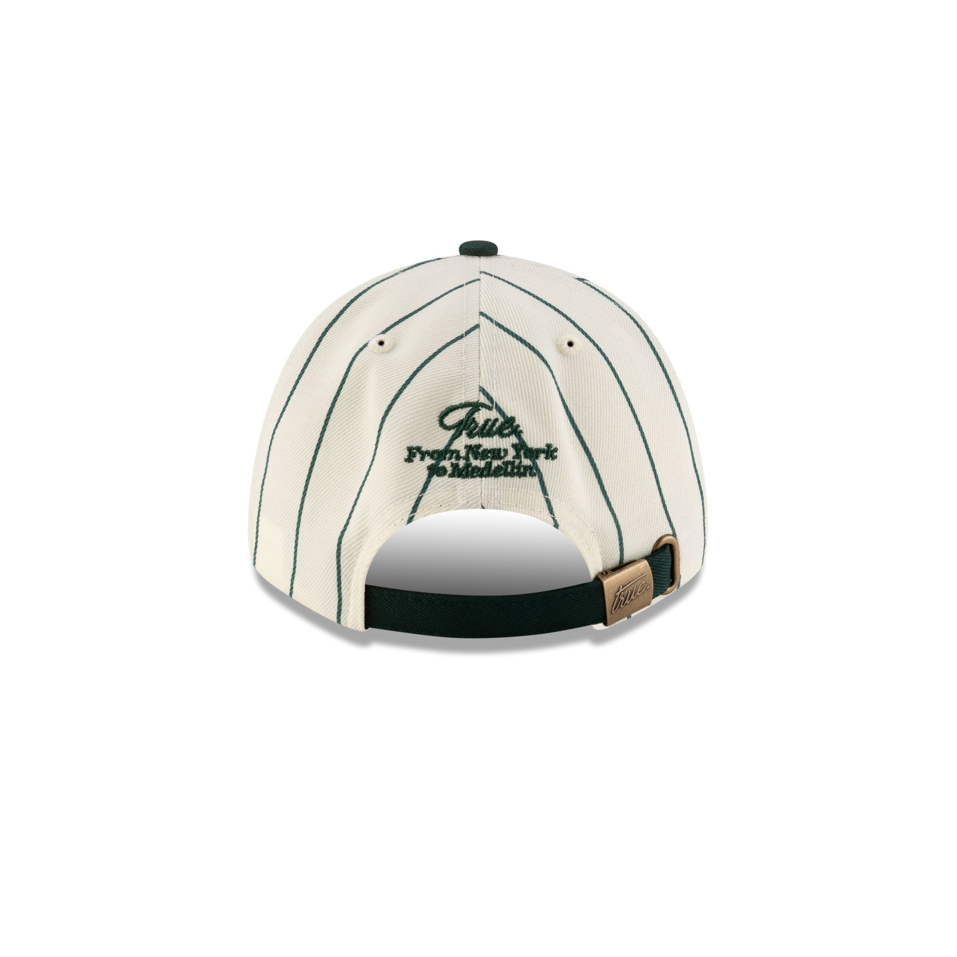 TRUE. Green Pinstripe 9FORTY Adjustable Hat - Image 6