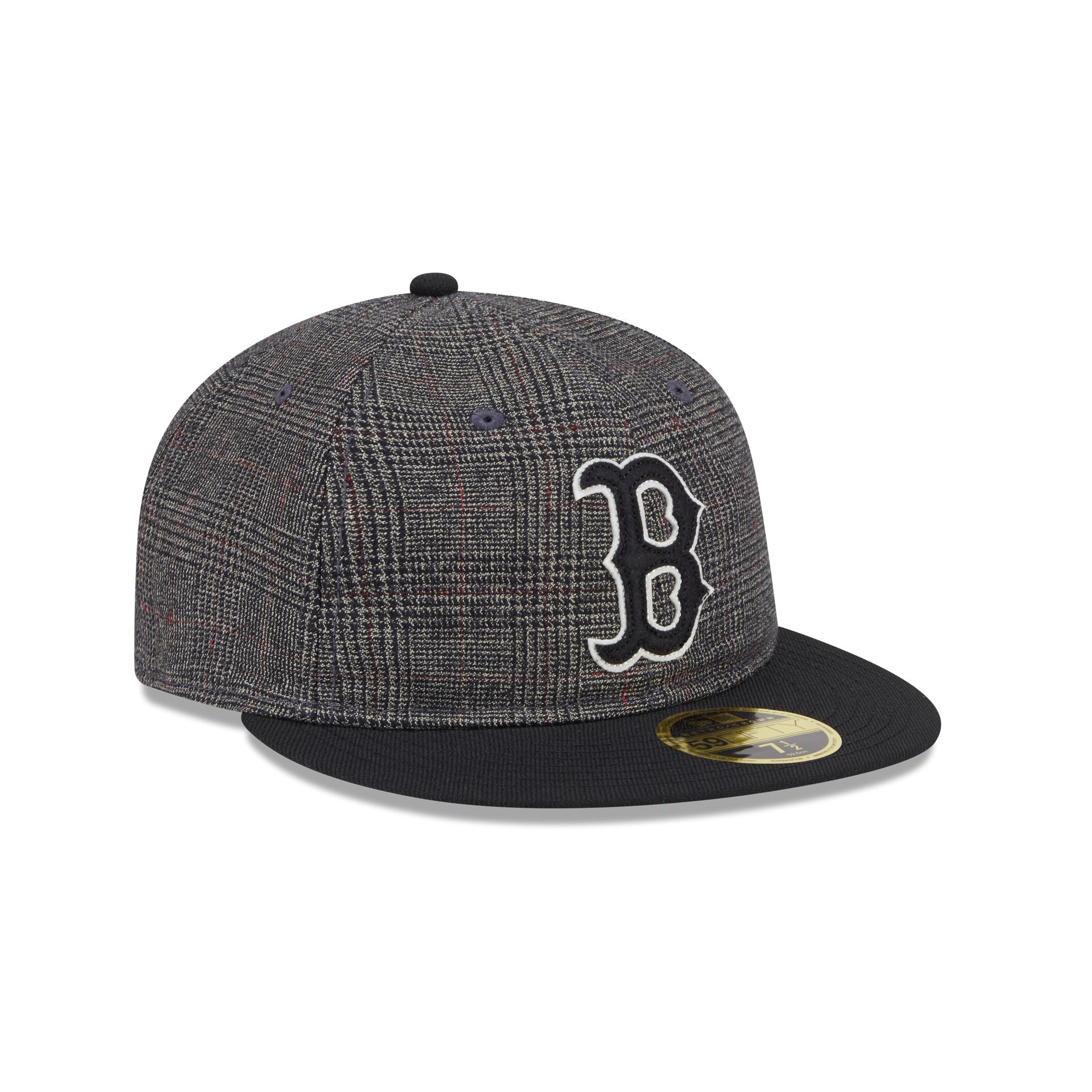 Boston Red Sox Plaid Retro Crown 59FIFTY Fitted Hat - Image 3