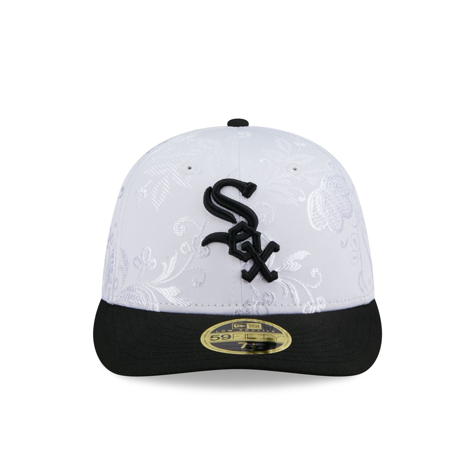 Chicago White Sox Floral Shine Low Profile 59FIFTY Fitted Hat - Image 2