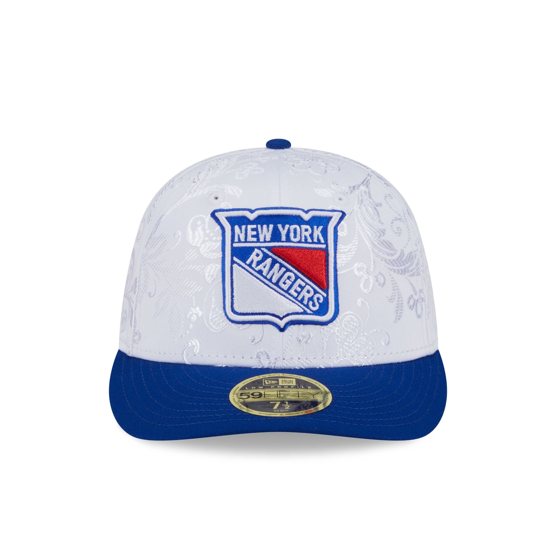 New York Rangers Floral Shine Low Profile 59FIFTY Fitted Hat - Image 2