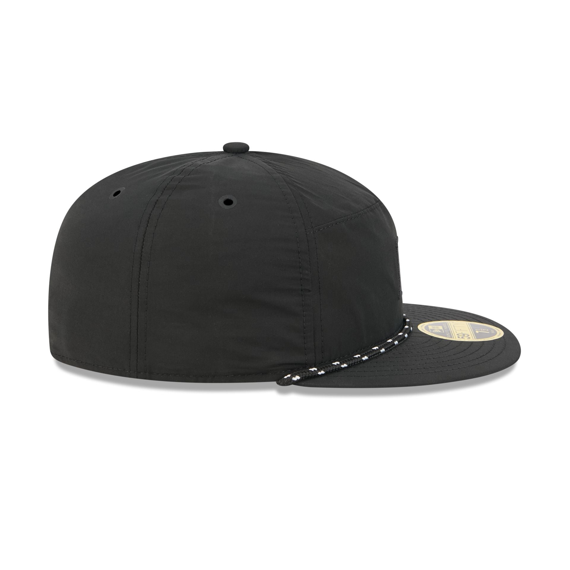 San Diego Padres Black Poly Rope Split Panel 59FIFTY Fitted Hat - Image 5
