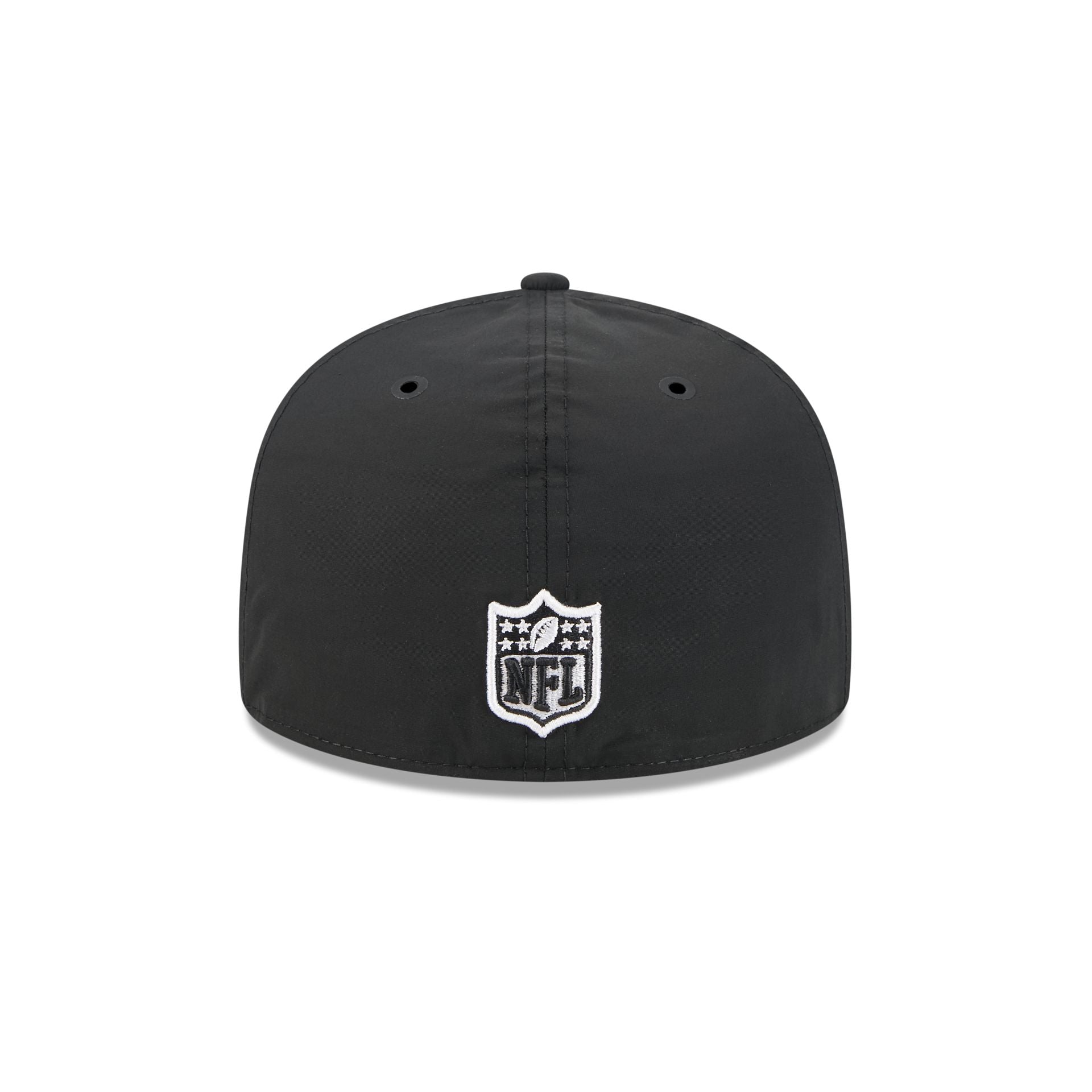 Las Vegas Raiders Black Poly Rope Split Panel 59FIFTY Fitted Hat - Image 6