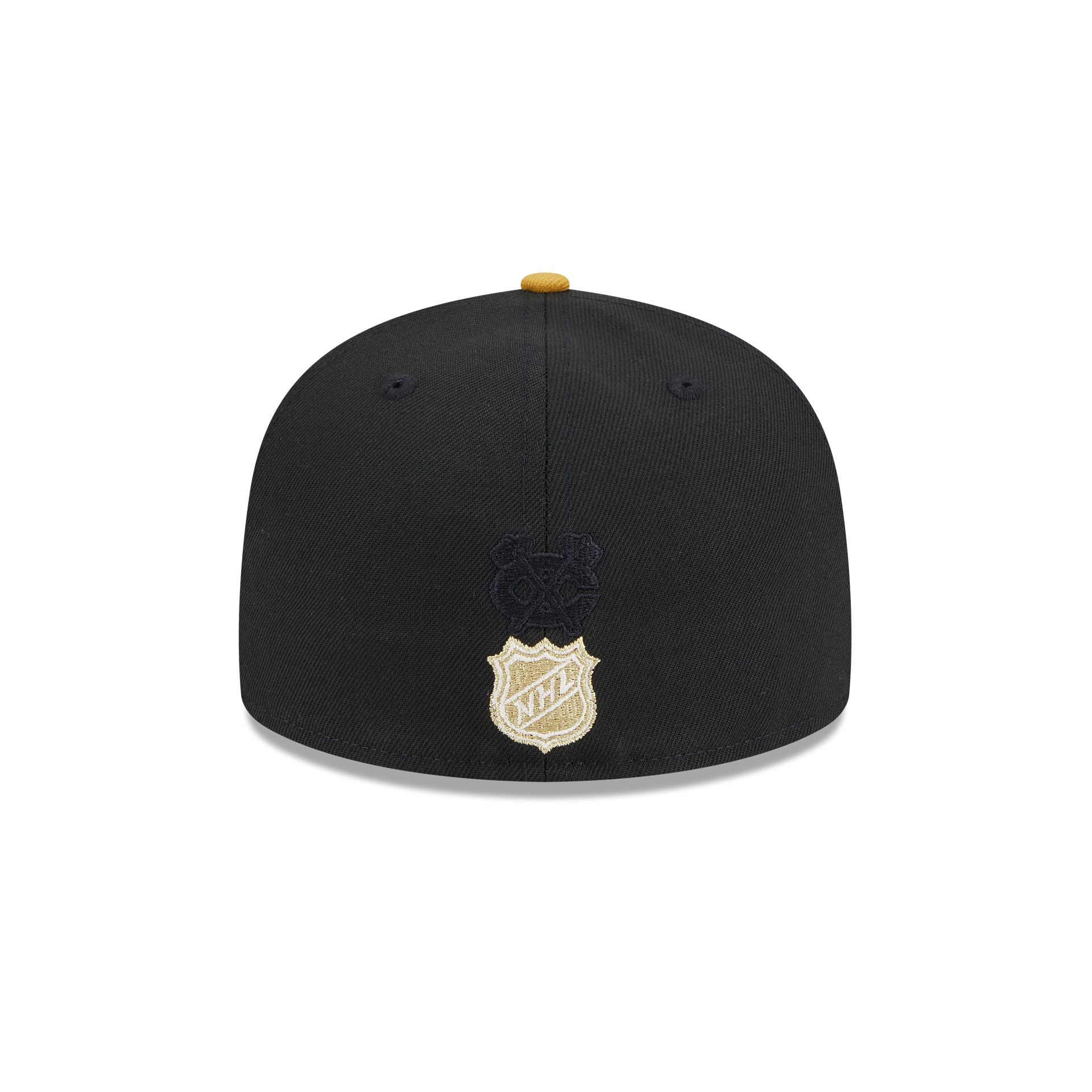 Chicago Blackhawks Metallic Gold Logo 59FIFTY Fitted Hat - Image 6