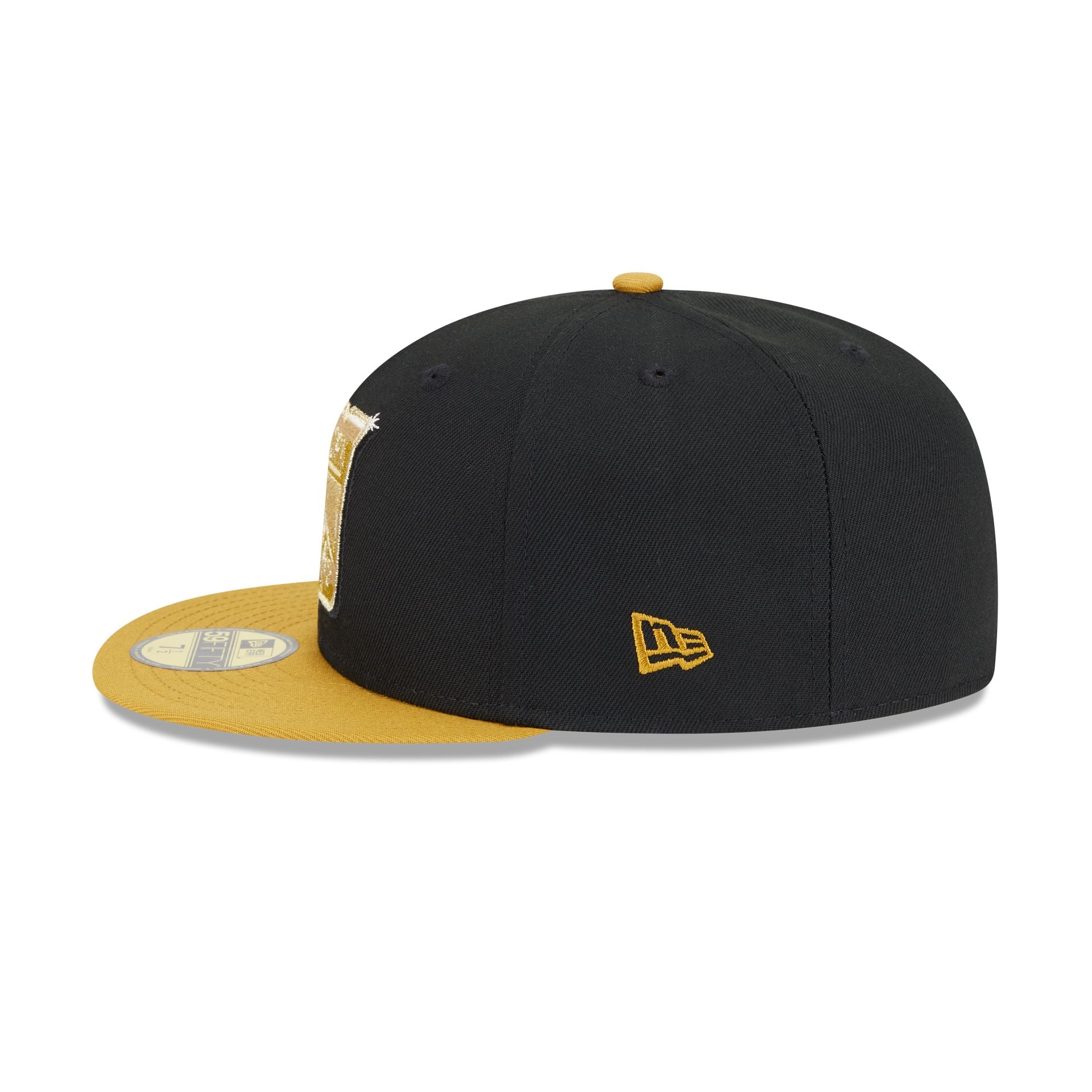 New York Rangers Metallic Gold Logo 59FIFTY Fitted Hat - Image 4