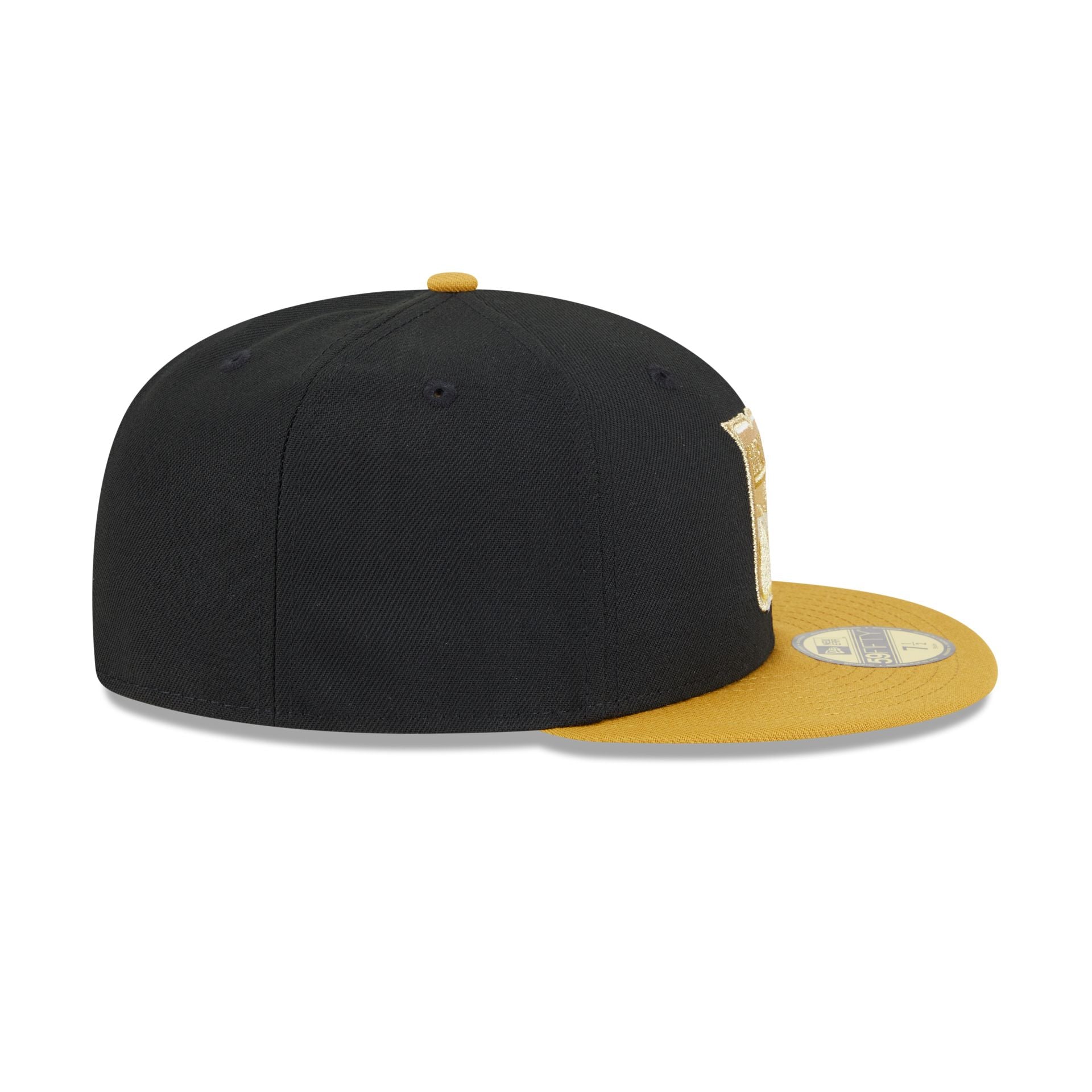 New York Rangers Metallic Gold Logo 59FIFTY Fitted Hat - Image 5