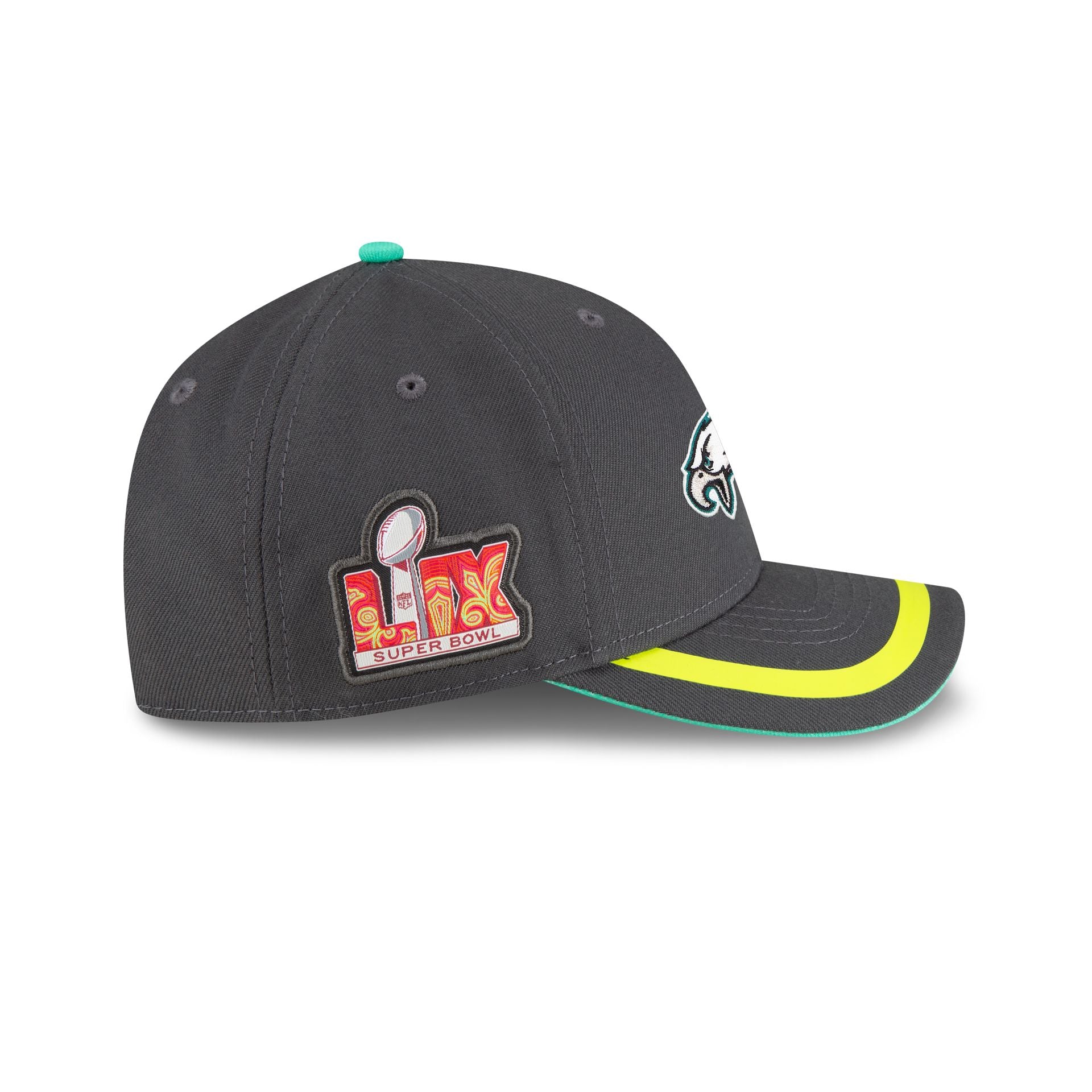 Philadelphia Eagles Super Bowl LIX Participation 9FORTY M-Crown Snapback Hat - Image 4