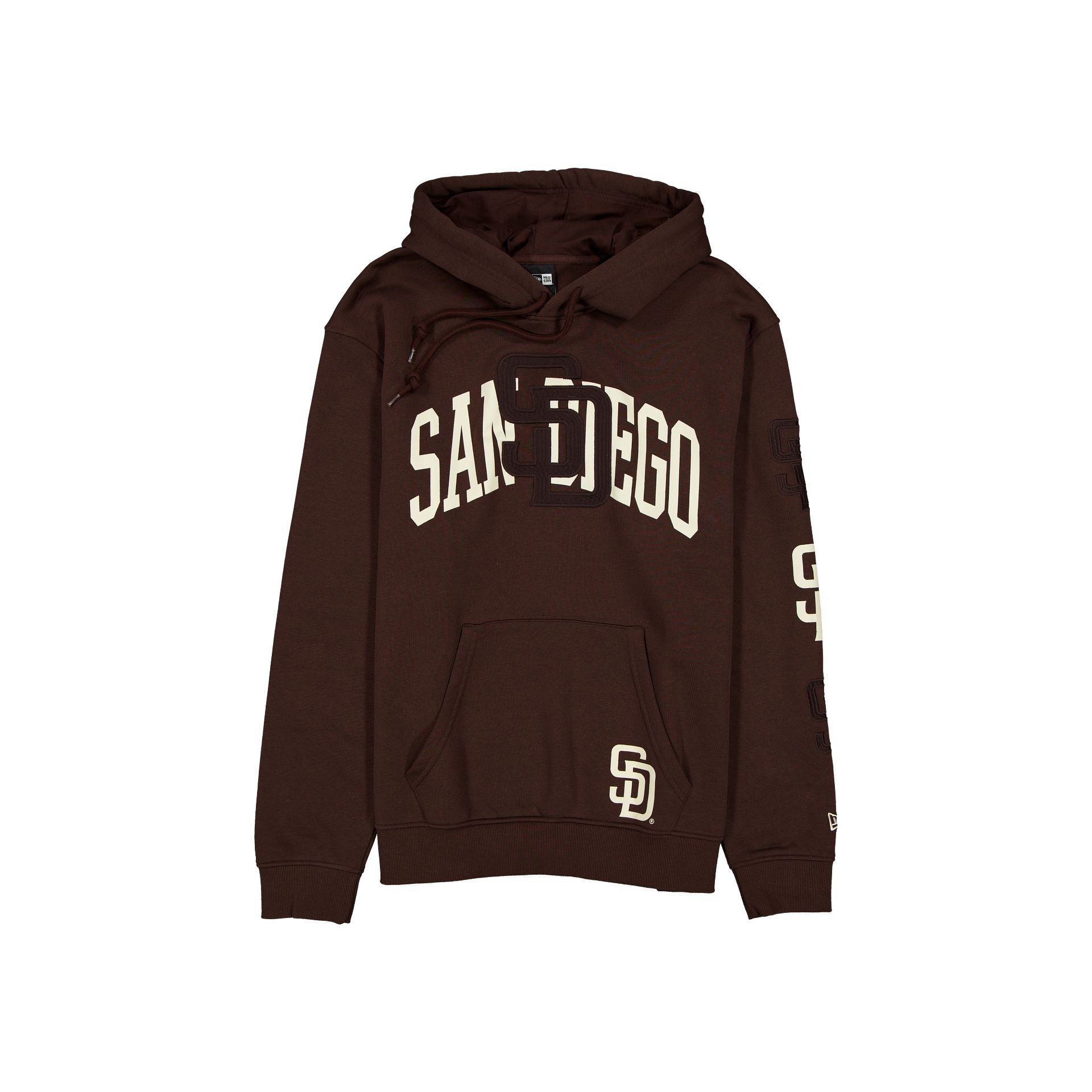 San Diego Padres Overlay Brown Hoodie