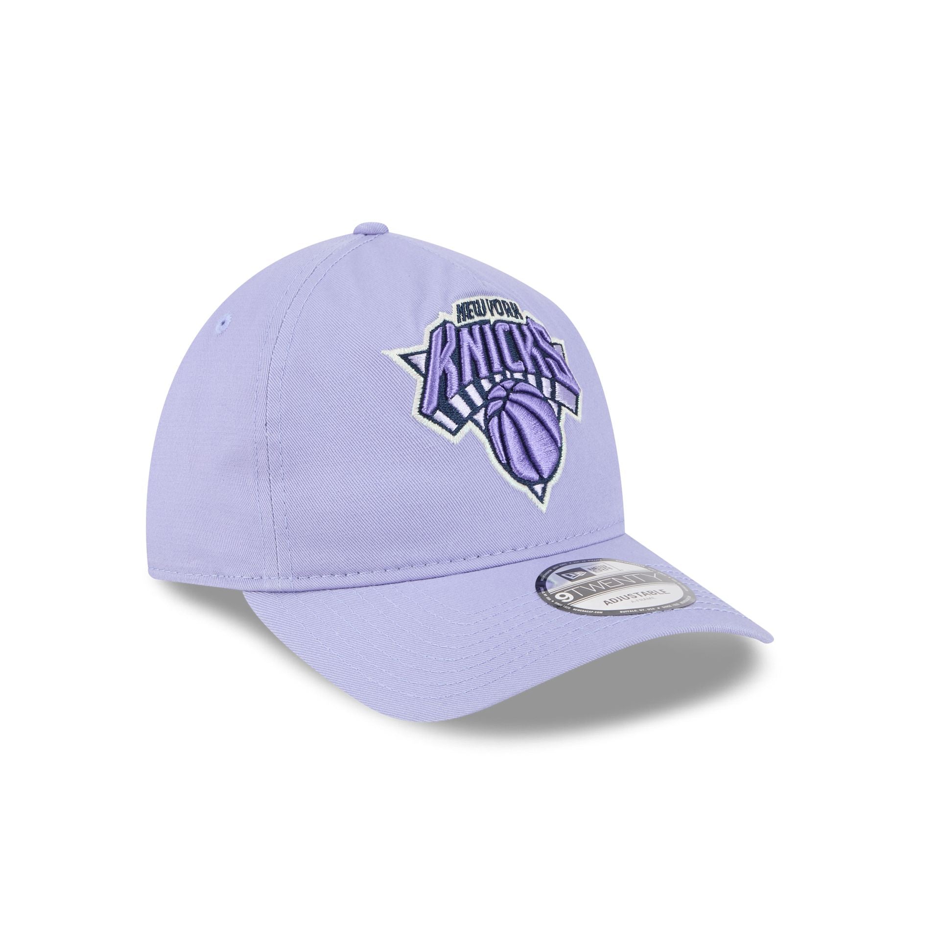 New York Knicks Lavender 9TWENTY A-Frame Adjustable Hat - Image 3