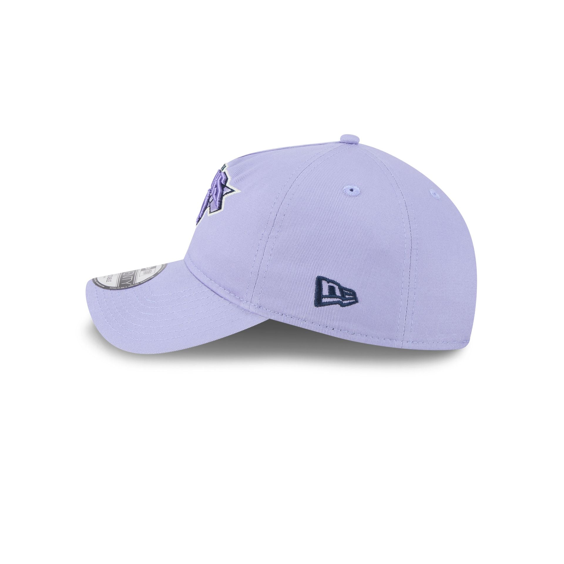 New York Knicks Lavender 9TWENTY A-Frame Adjustable Hat - Image 4