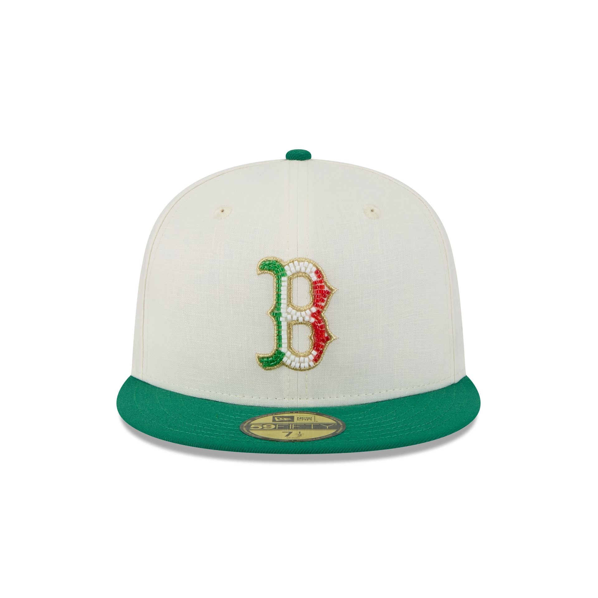 Boston Red Sox Beaded Linen 59FIFTY Fitted Hat - Image 2