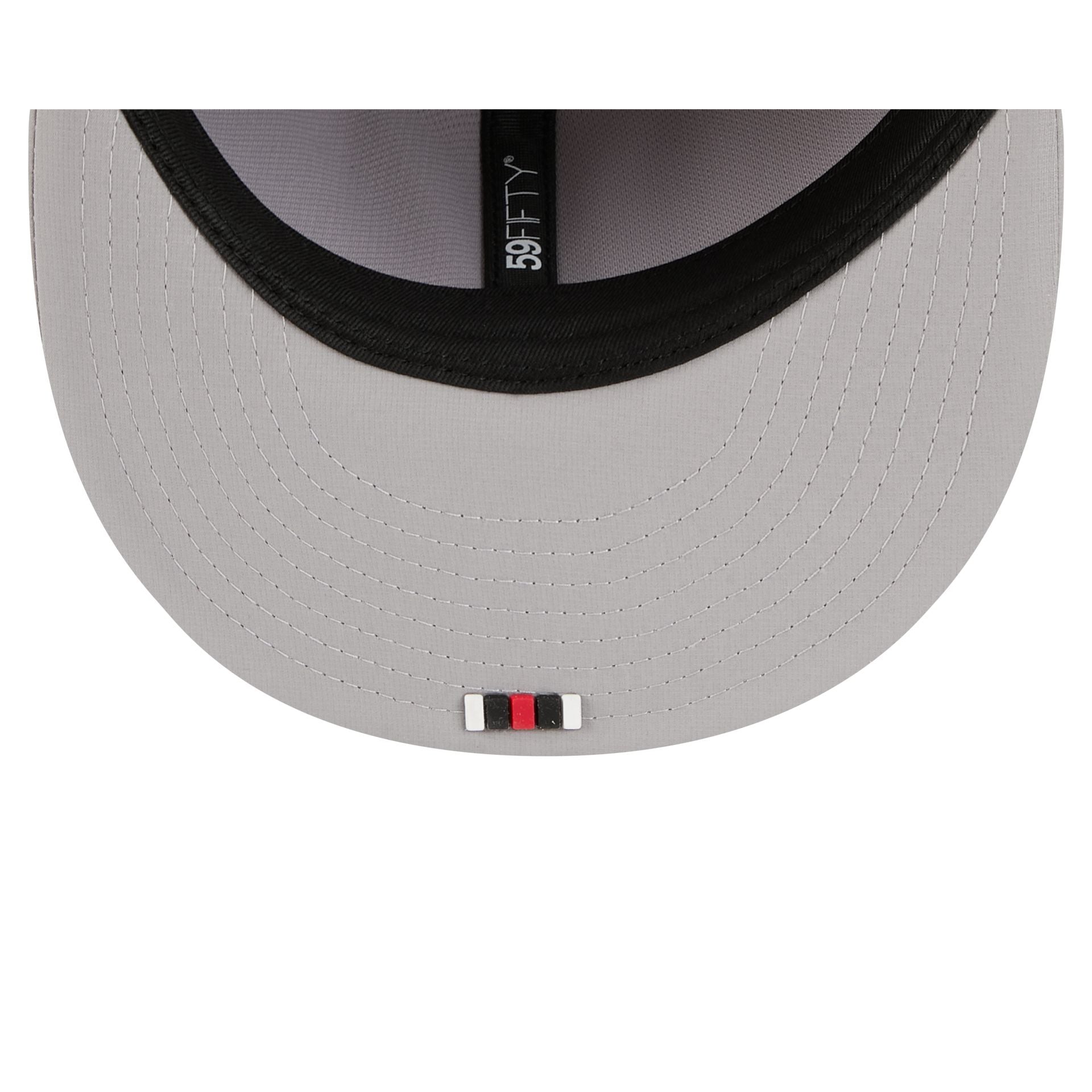 Atlanta Falcons 2025 Sideline Hot Weather Gray 59FIFTY Fitted Hat - Image 7