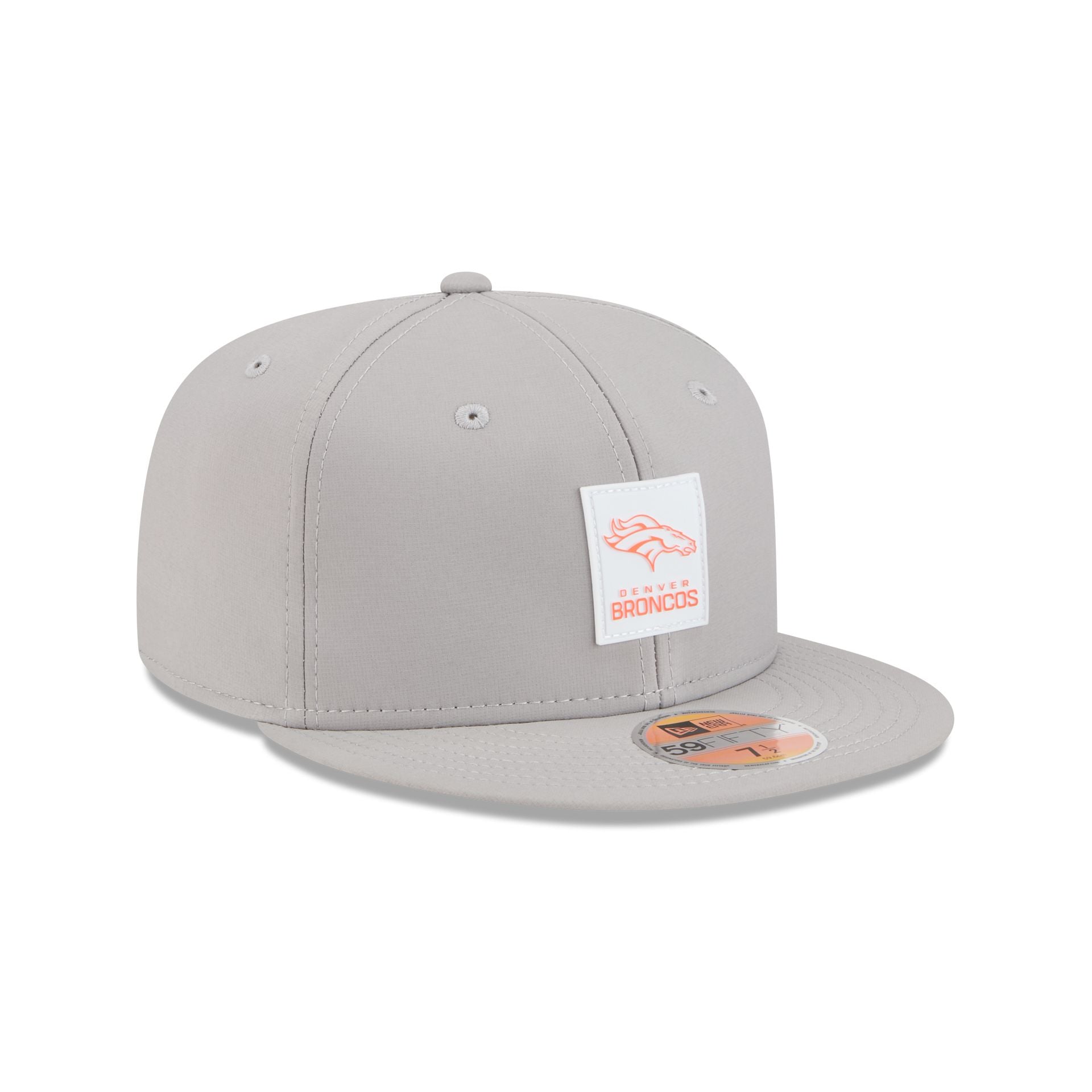 Denver Broncos 2025 Sideline Hot Weather Gray 59FIFTY Fitted Hat - Image 3