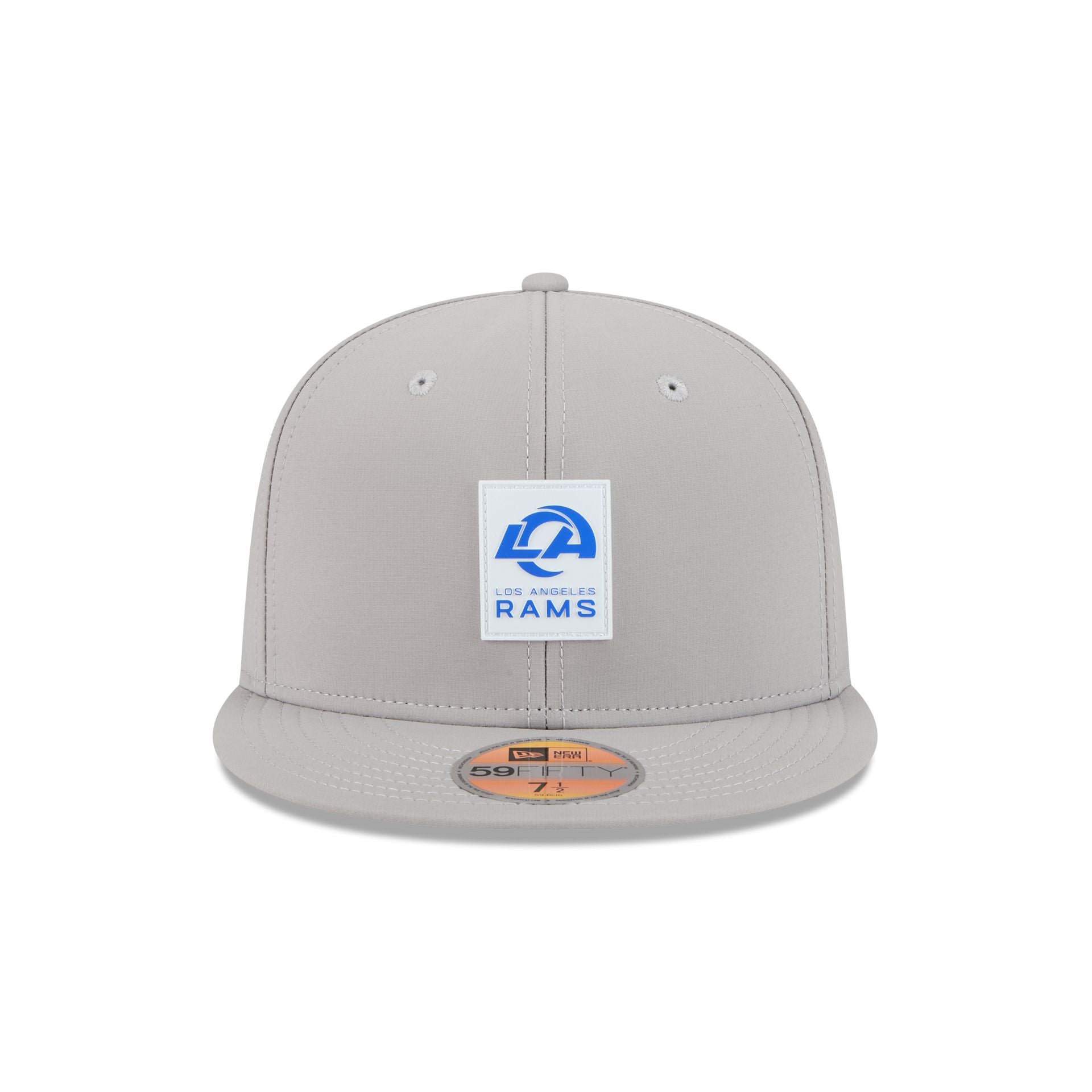 Los Angeles Rams 2025 Sideline Hot Weather Gray 59FIFTY Fitted Hat - Image 2