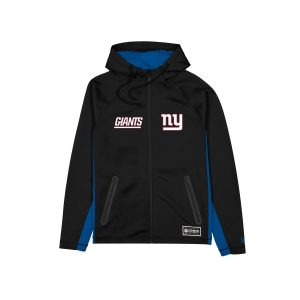 New York Giants Combine Black Full-Zip Hoodie