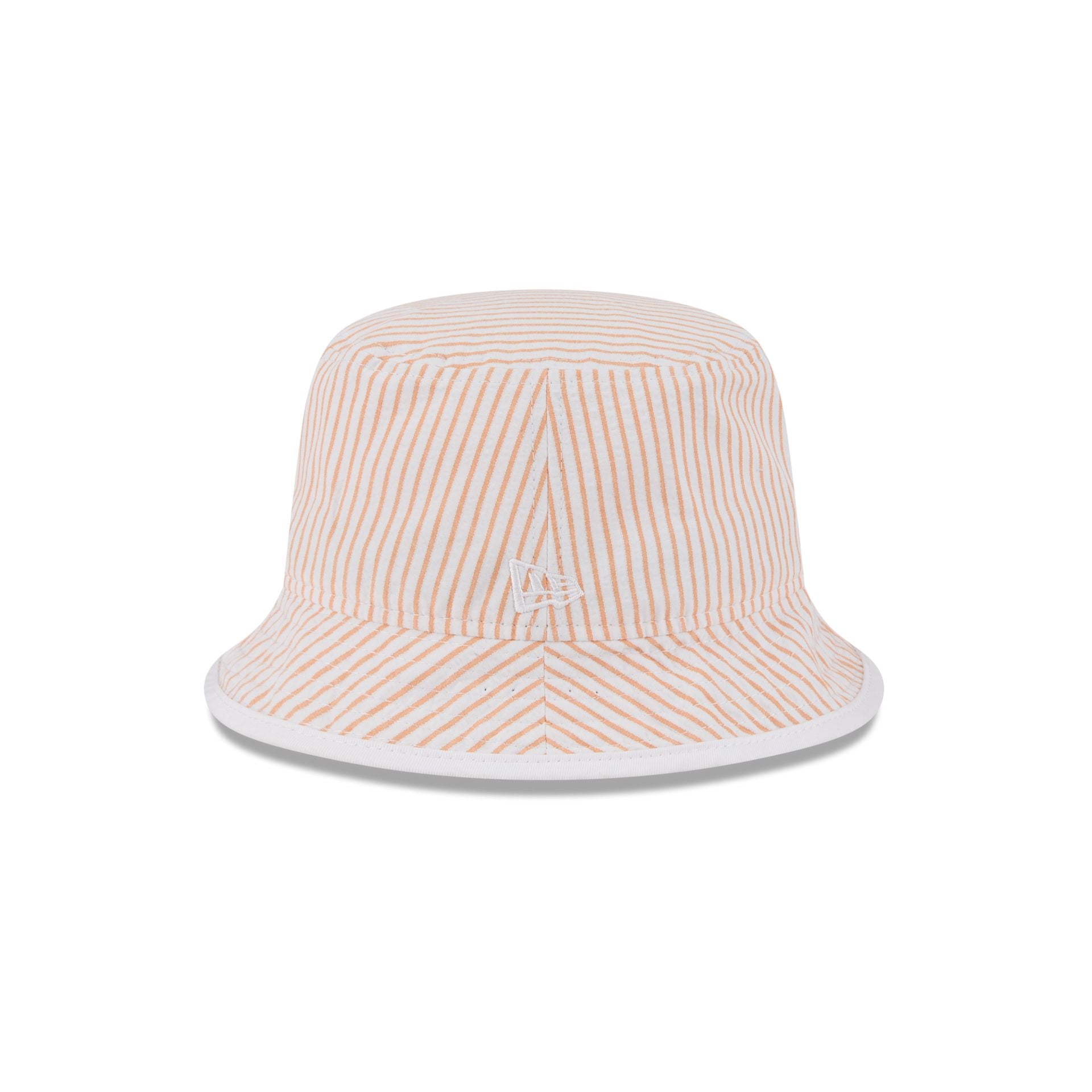New Era Cap Orange Pinstripe Bucket Hat - Image 4