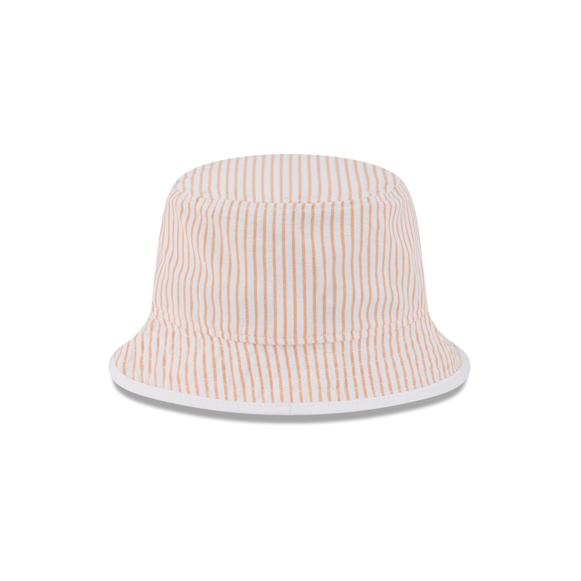New Era Cap Orange Pinstripe Bucket Hat - Image 6