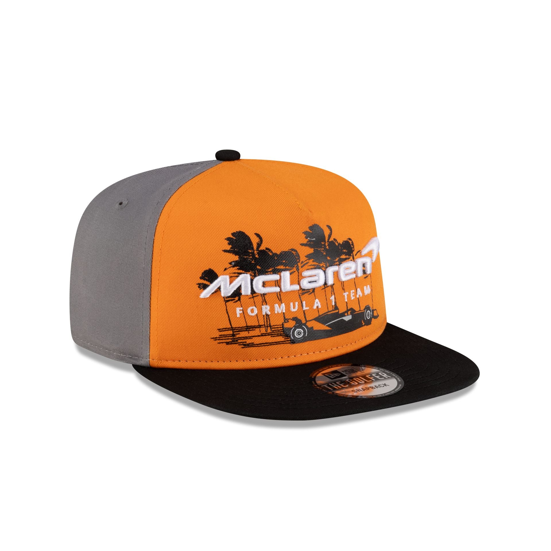 2025 Miami Race McLaren Formula 1 Team Orange Golfer Hat - Image 3