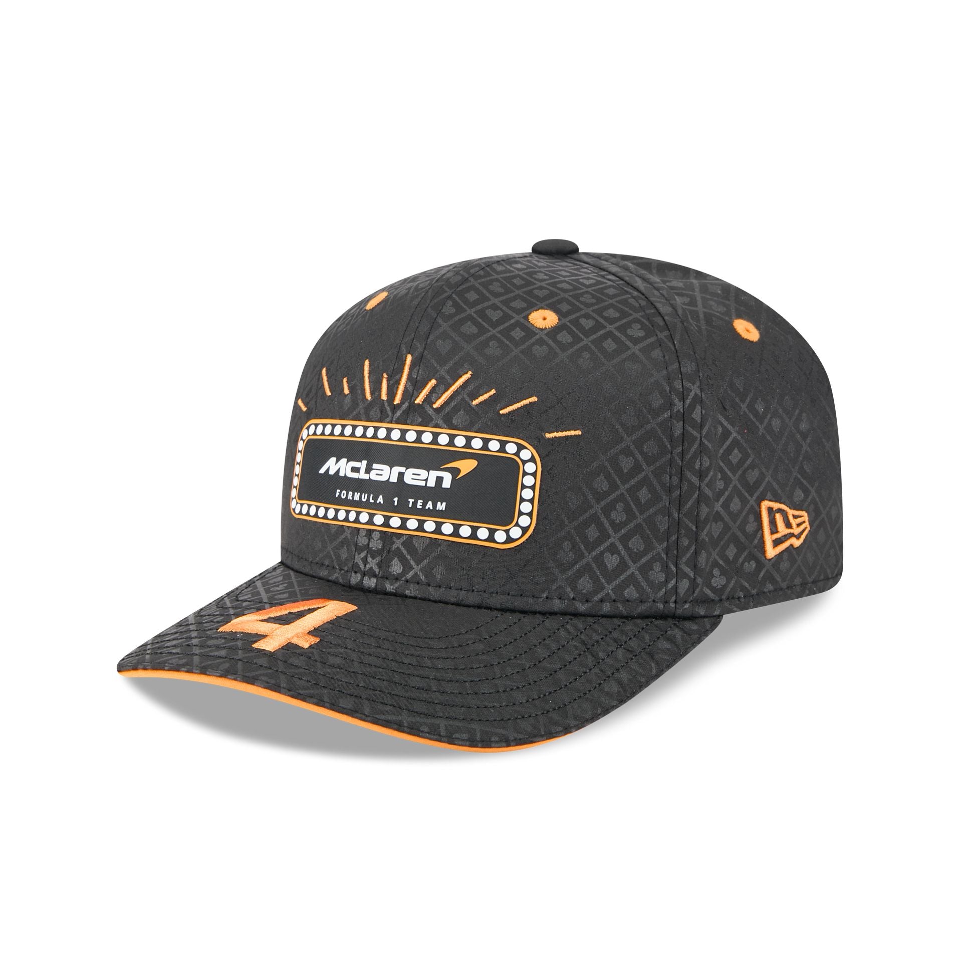 McLaren Formula 1 Team 2025 Las Vegas Race Special Lando Norris 9SEVENTY Stretch-Snap Hat - Image 3