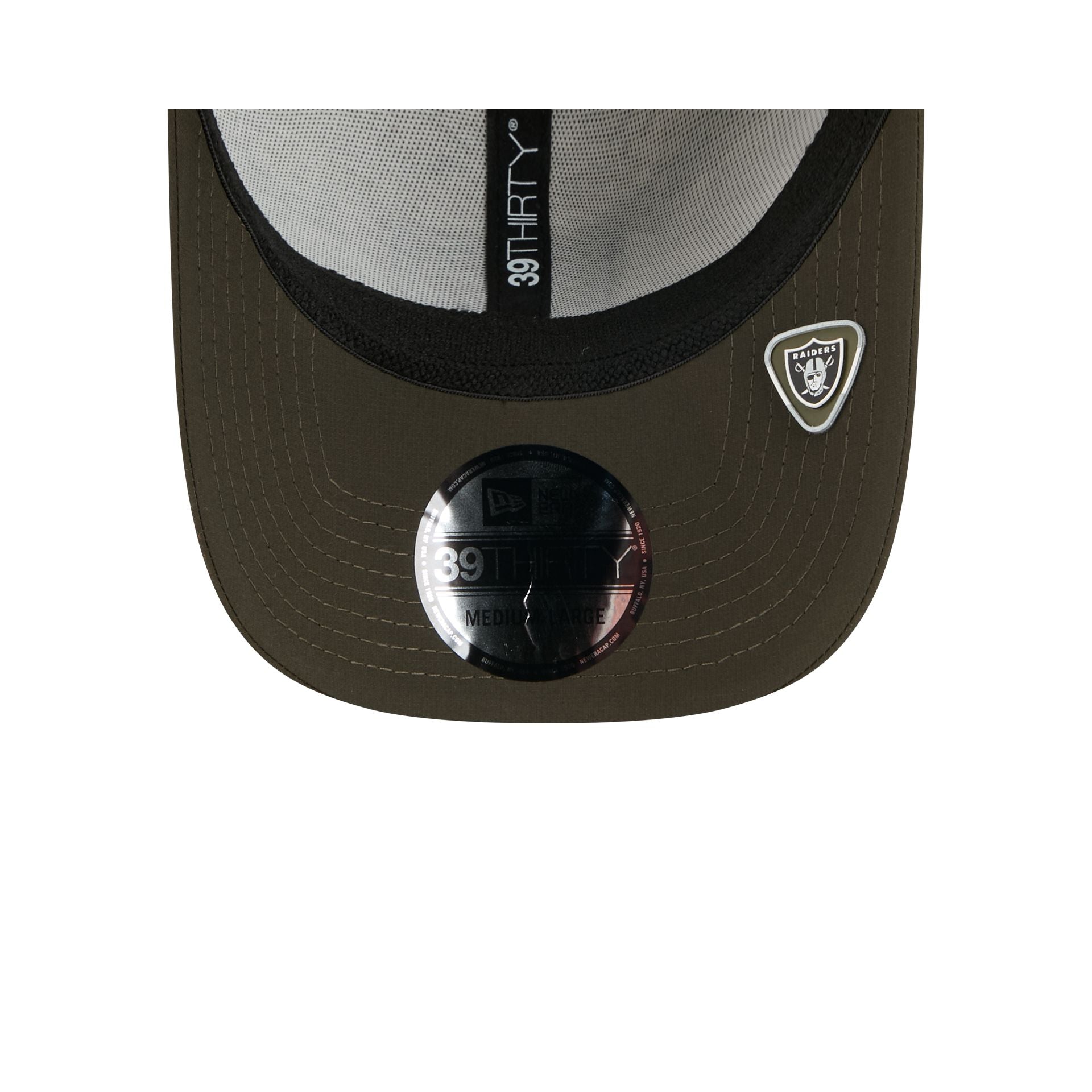 Las Vegas Raiders 2025 Salute to Service Digi Camo 39THIRTY Stretch Fit Hat - Image 7
