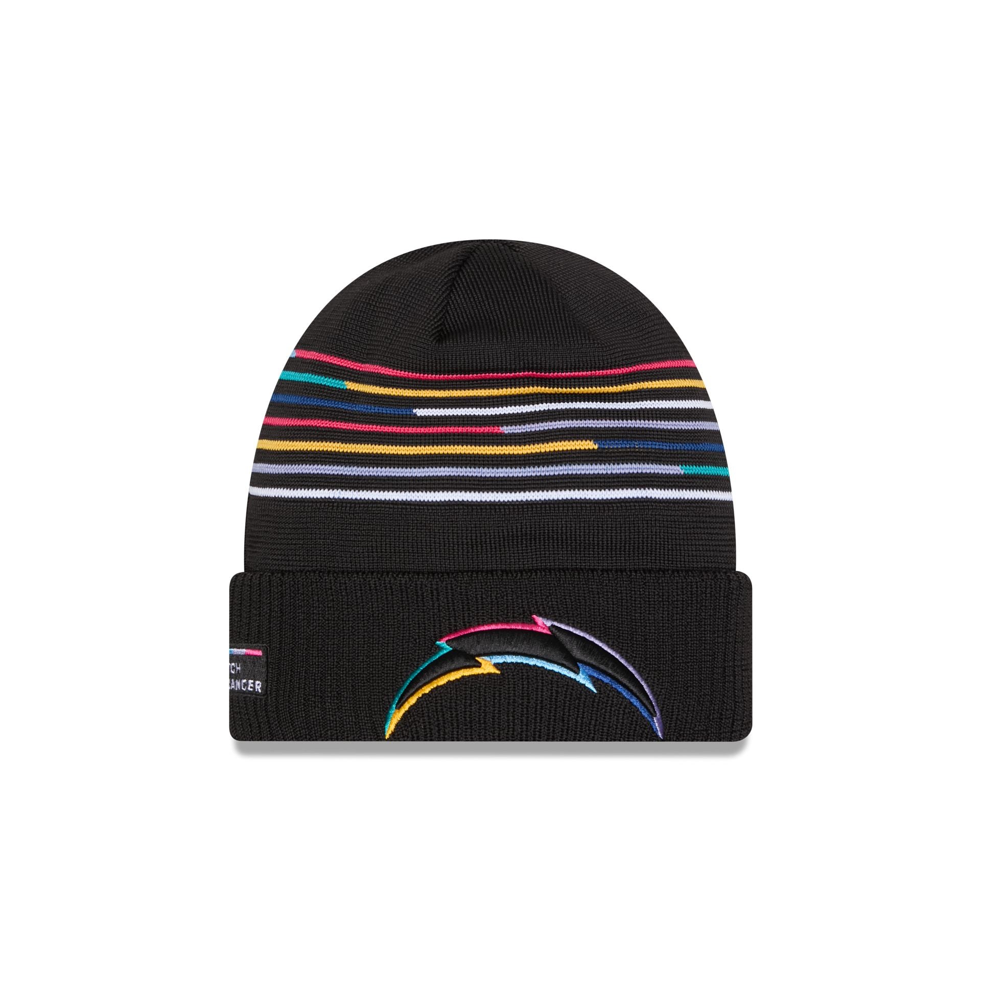 Los Angeles Chargers 2025 Crucial Catch Cuff Knit Hat