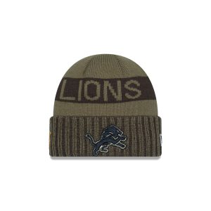 Detroit Lions 2025 Salute to Service Cuff Knit Hat