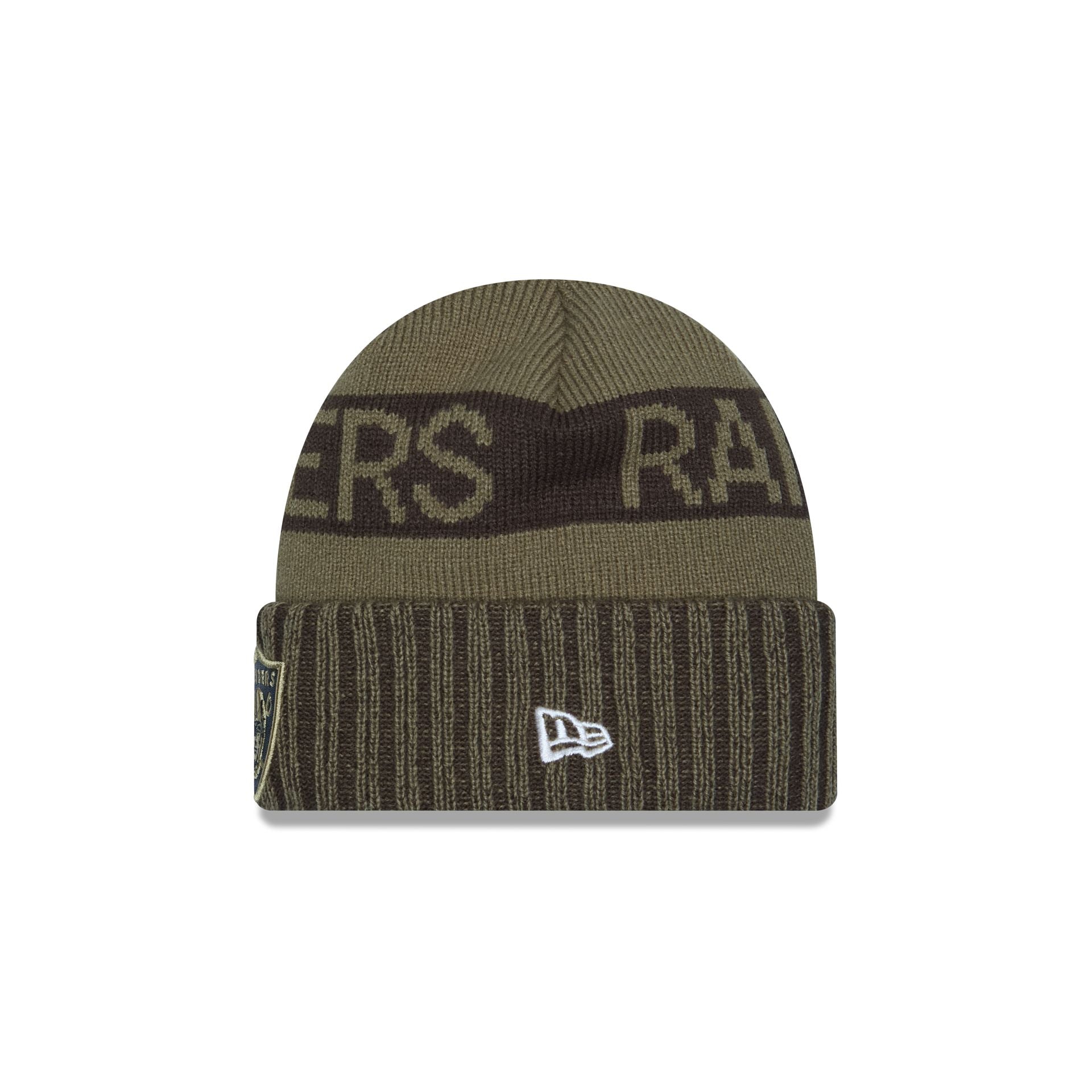 Las Vegas Raiders 2025 Salute to Service Cuff Knit Hat - Image 3
