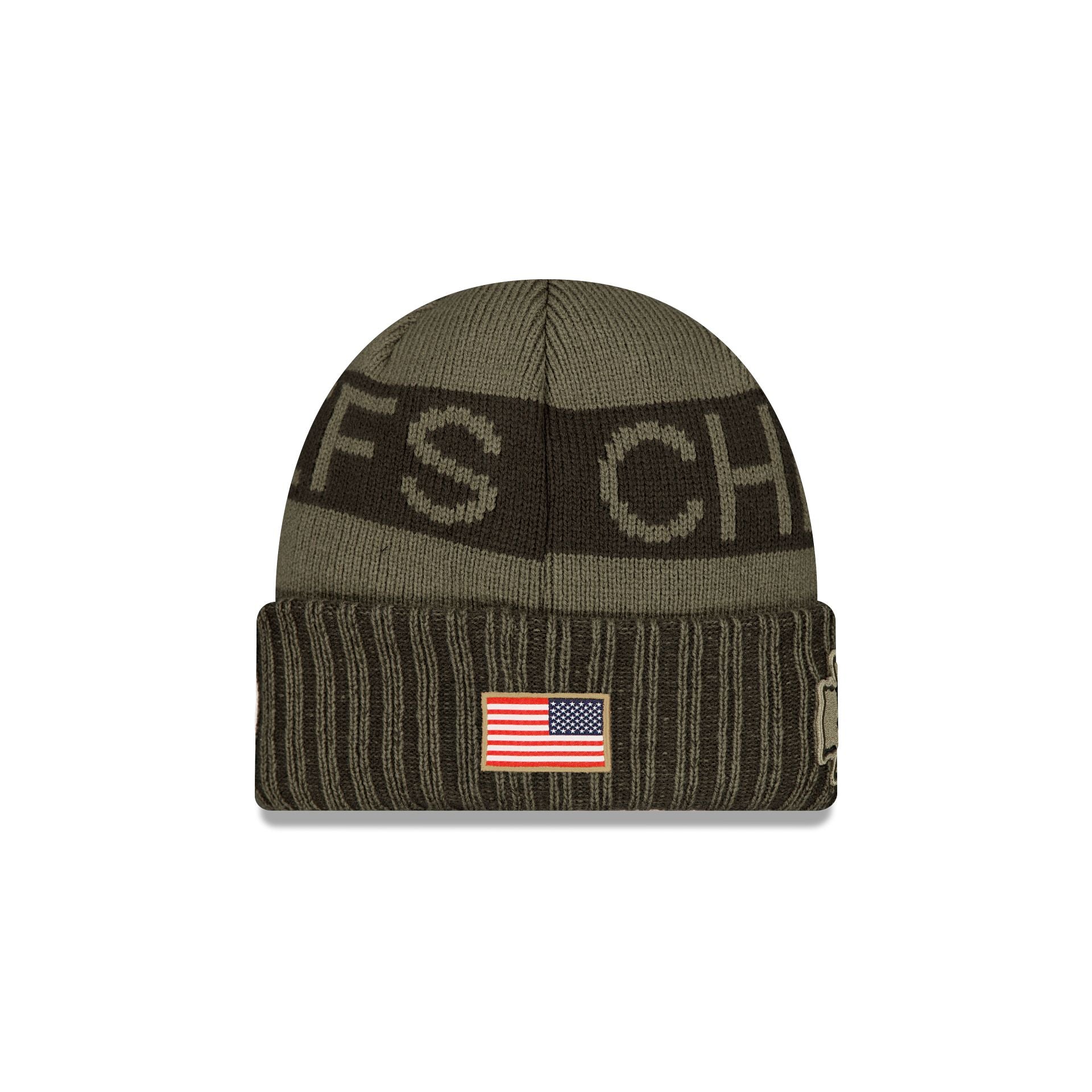 Kansas City Chiefs 2025 Salute to Service Cuff Knit Hat - Image 2