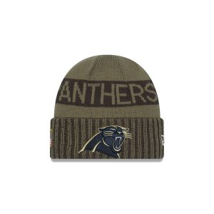 Carolina Panthers 2025 Salute to Service Cuff Knit Hat