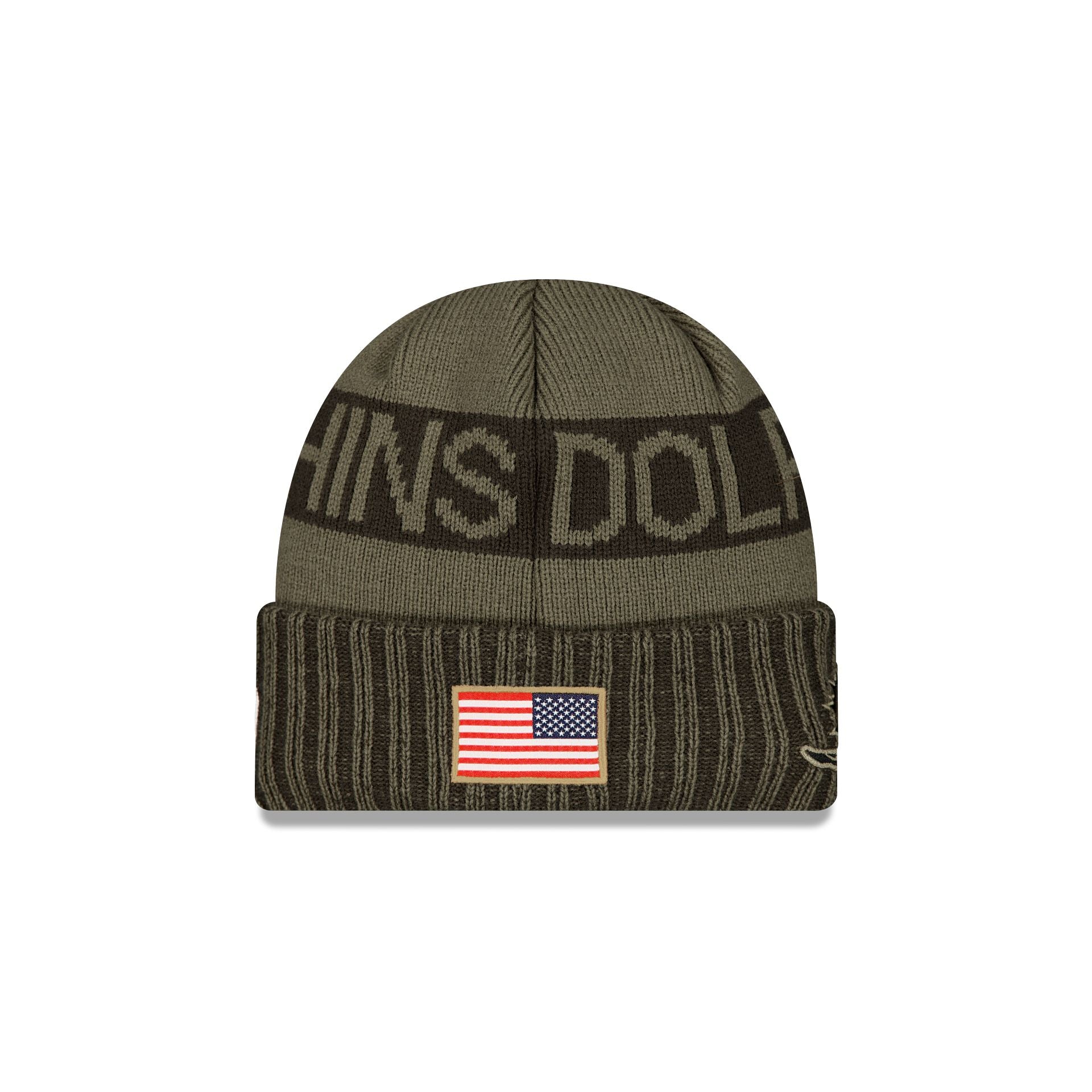 Miami Dolphins 2025 Salute to Service Cuff Knit Hat - Image 2