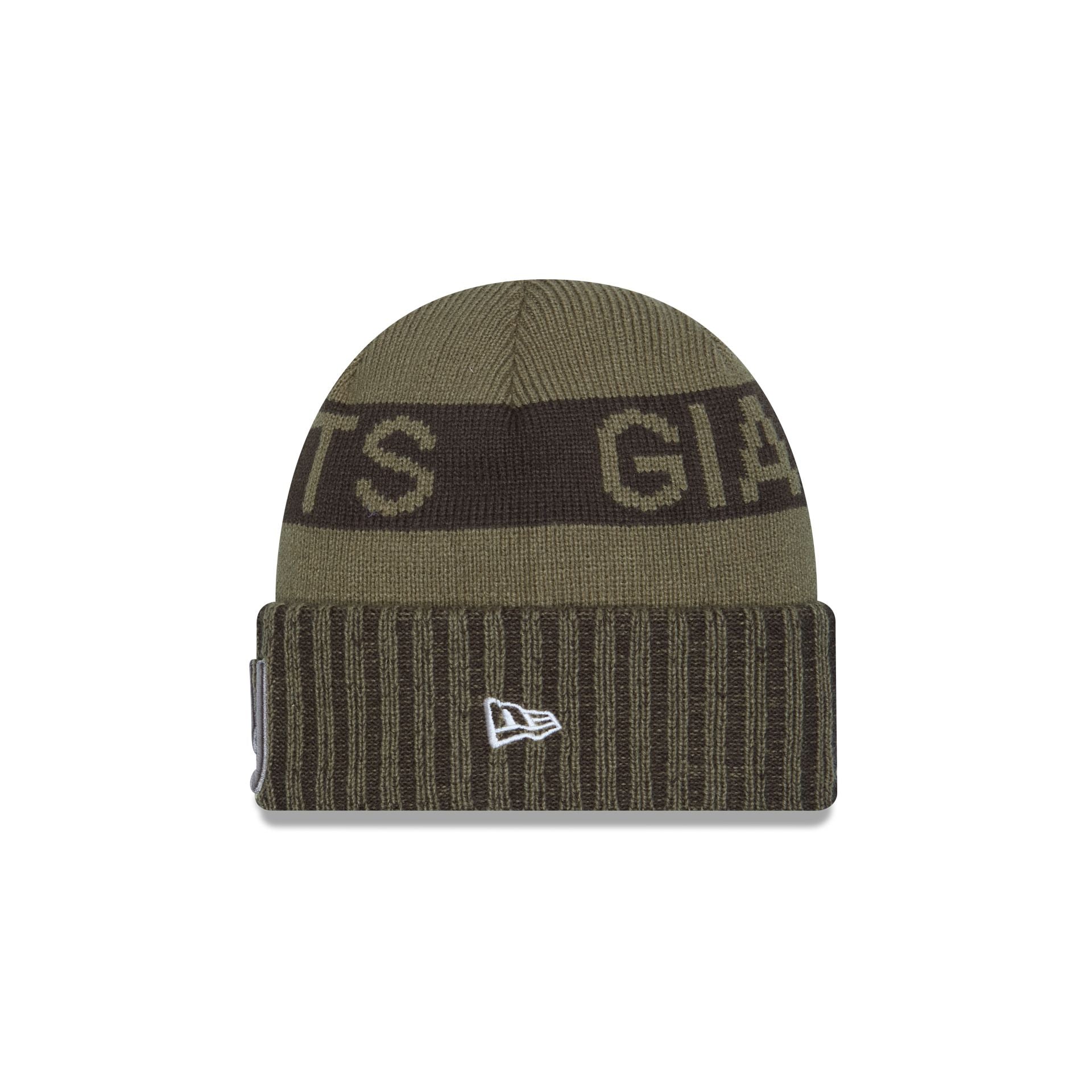 New York Giants 2025 Salute to Service Cuff Knit Hat - Image 3