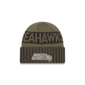Seattle Seahawks 2025 Salute to Service Cuff Knit Hat