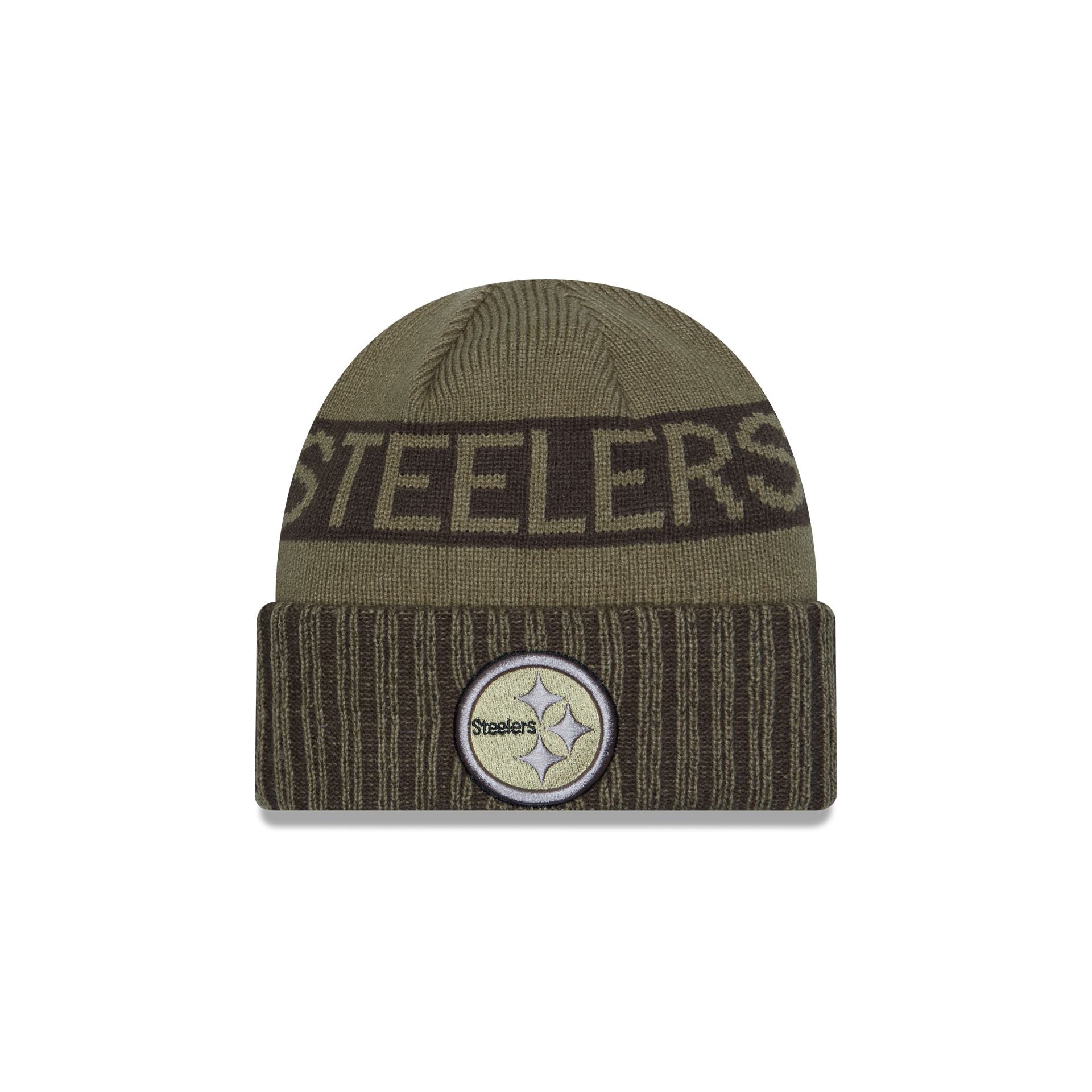 Pittsburgh Steelers 2025 Salute to Service Cuff Knit Hat