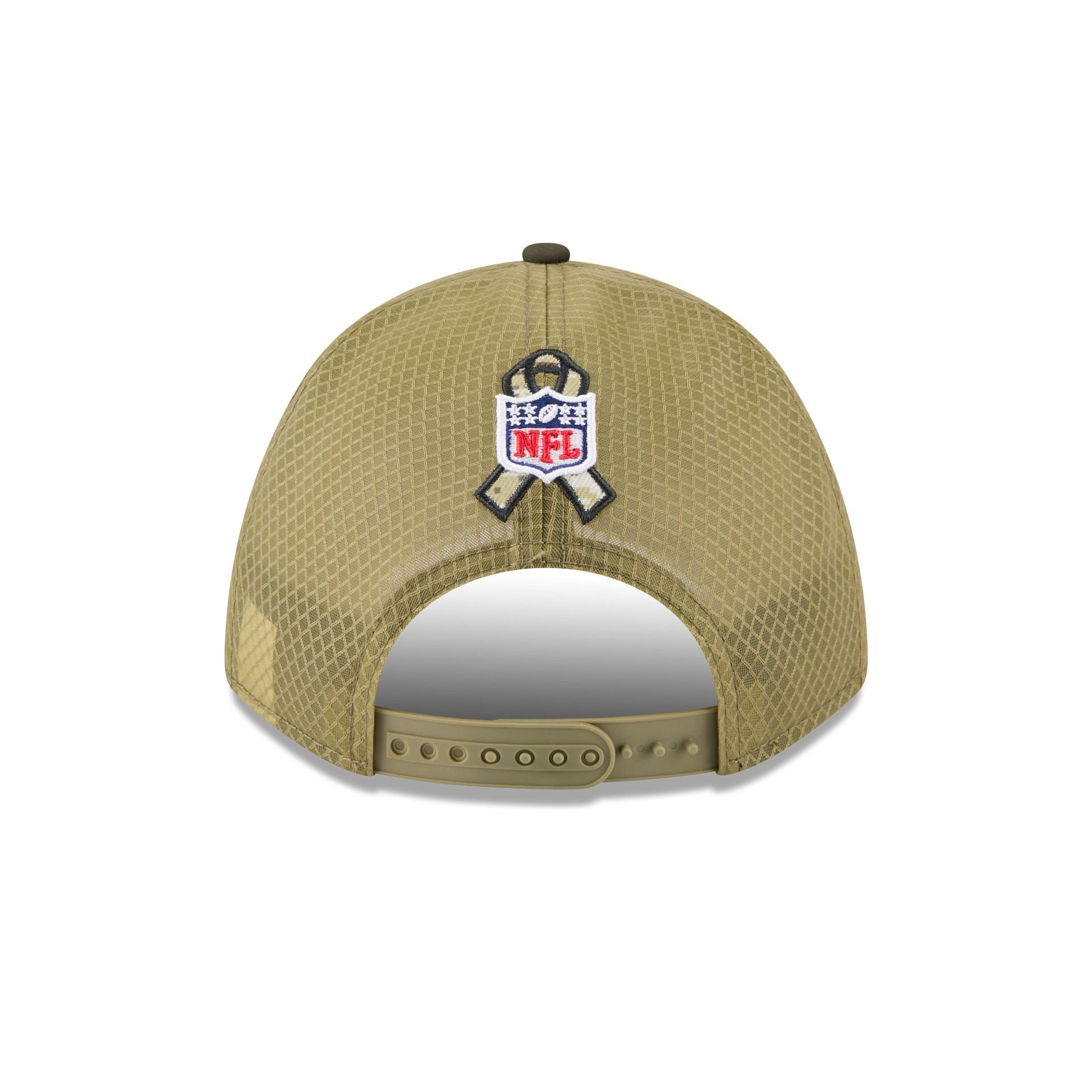 Pittsburgh Steelers 2025 Salute to Service 9FORTY M-Crown A-Frame Trucker Hat - Image 6
