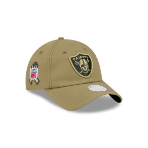 Las Vegas Raiders 2025 Salute to Service Women's Open Back Adjustable Hat