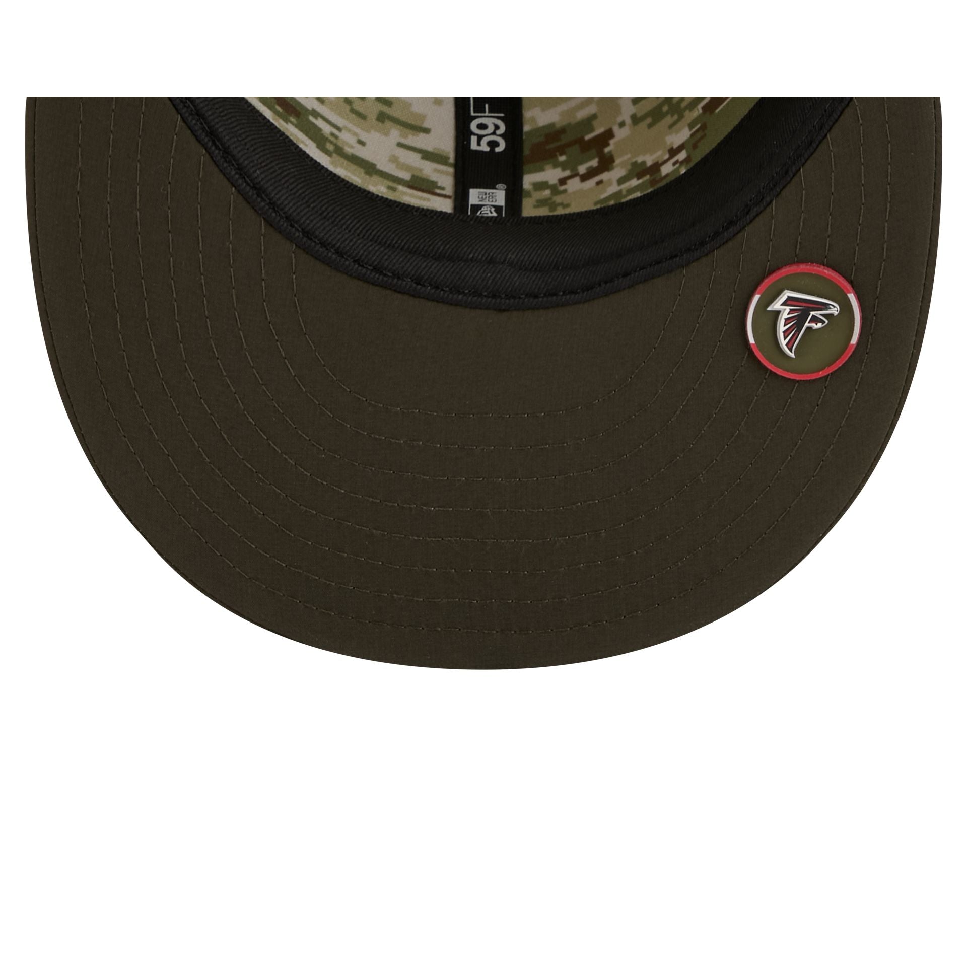 Atlanta Falcons 2025 Salute to Service 59FIFTY Fitted Hat - Image 7