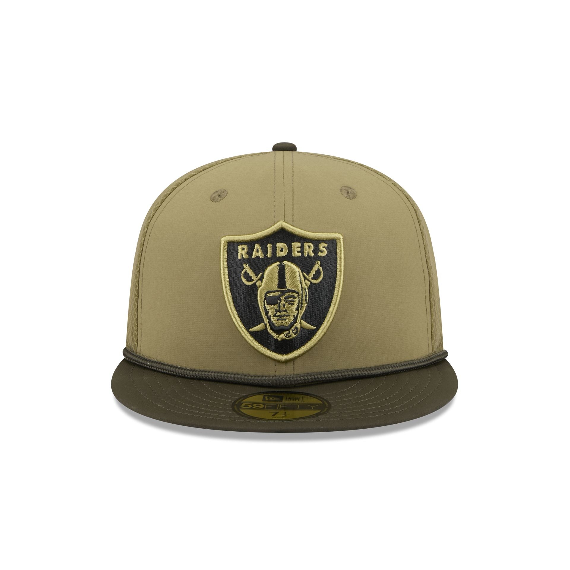 Las Vegas Raiders 2025 Salute to Service 59FIFTY Fitted Hat - Image 2