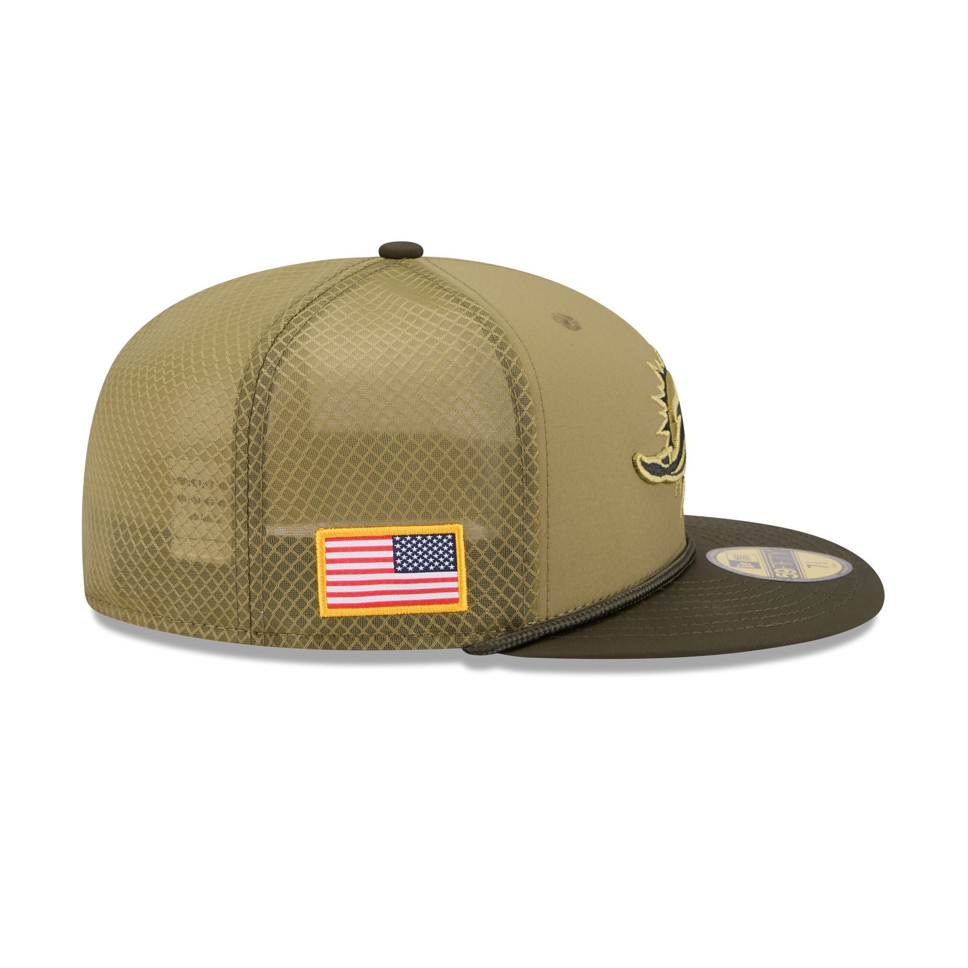 Miami Dolphins 2025 Salute to Service 59FIFTY Fitted Hat - Image 4