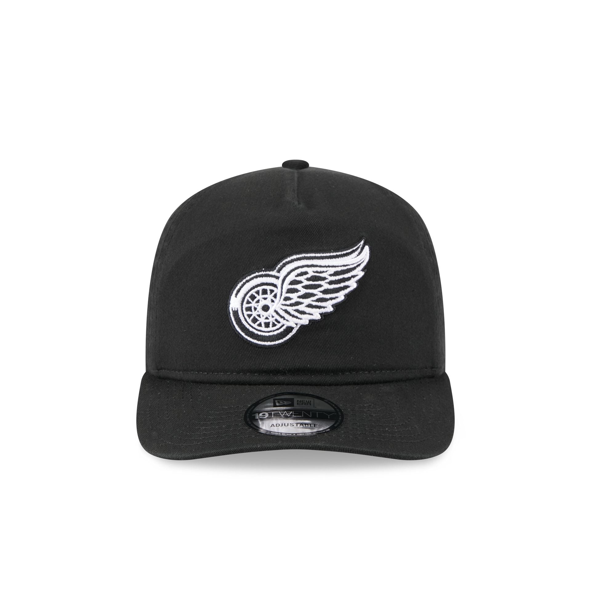 Detroit Red Wings Black and White 19TWENTY Snapback Hat - Image 2