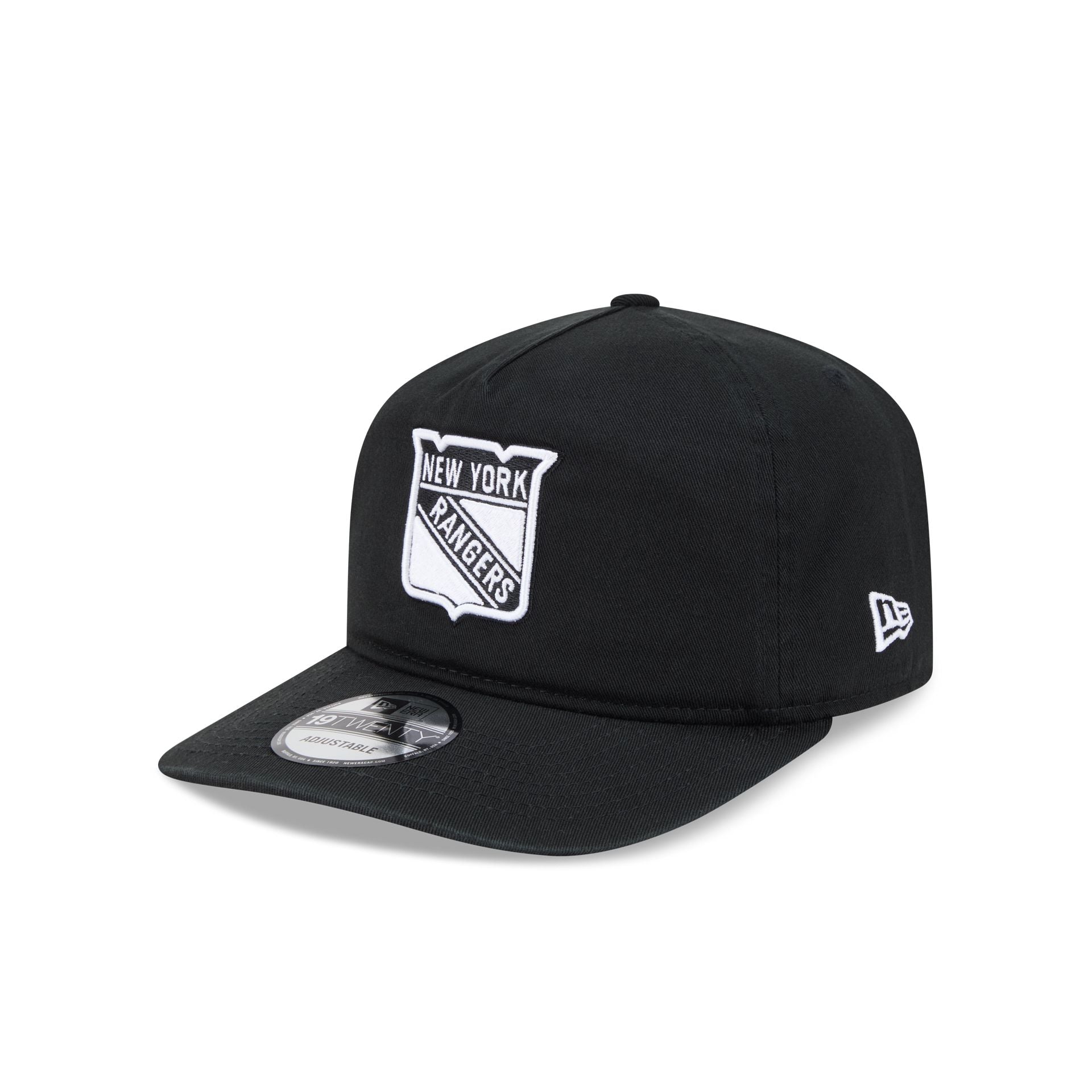 New York Rangers Black and White 19TWENTY Snapback Hat